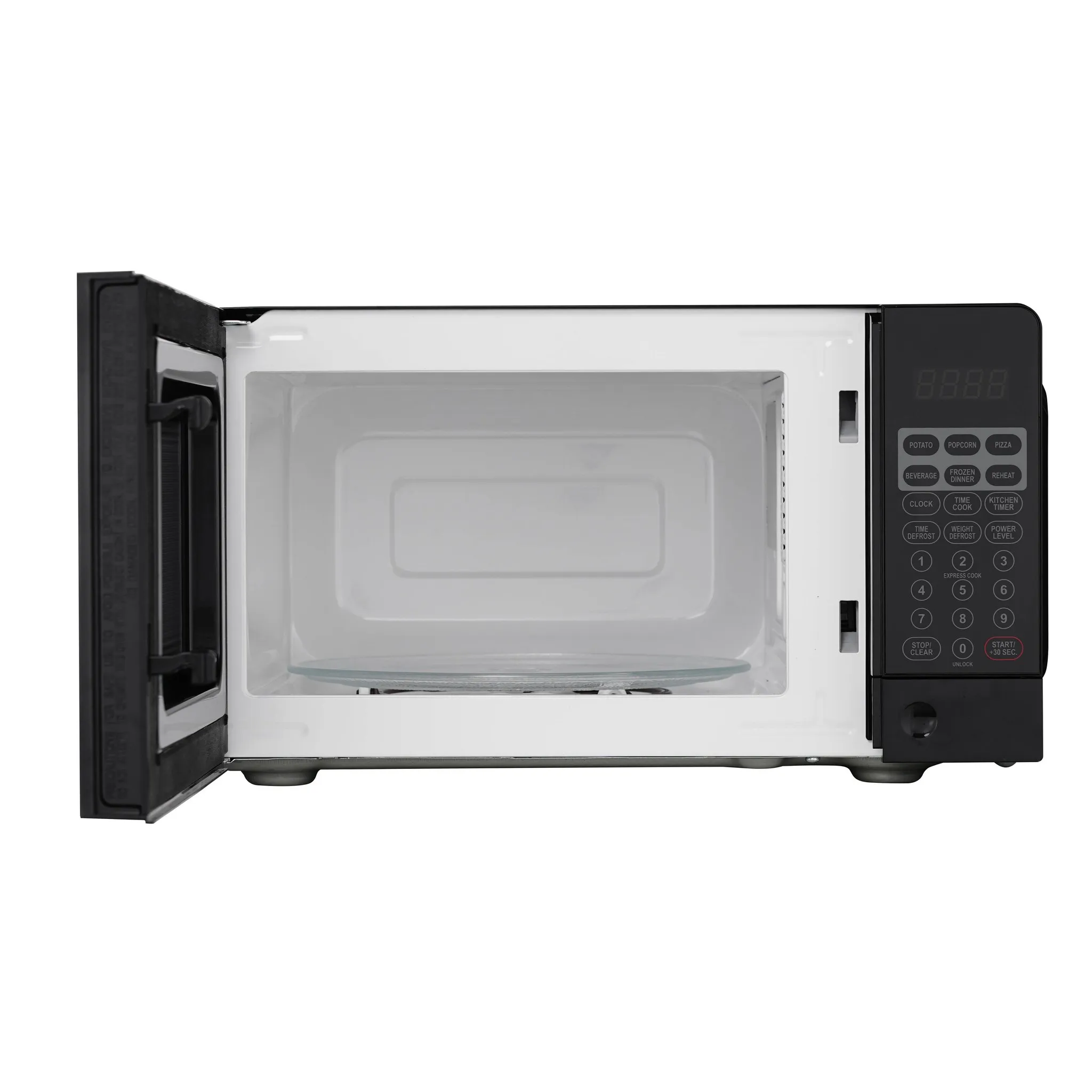 700W  Countertop Microwave Oven - Black - Kaedas