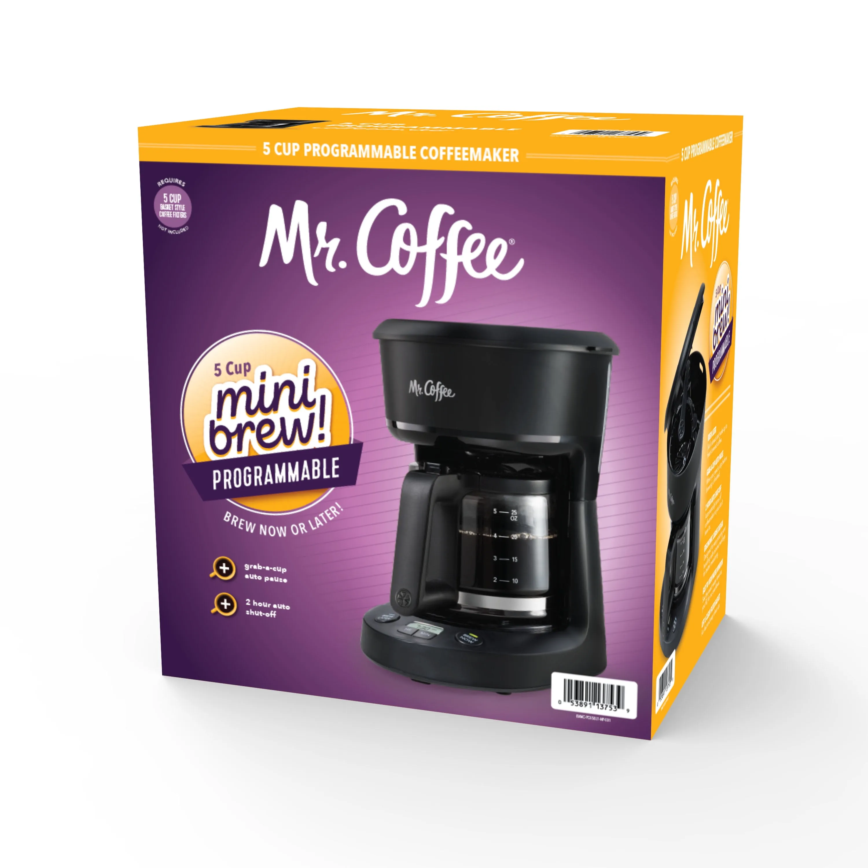 5-Cup Programmable Coffeemaker - Kaedas
