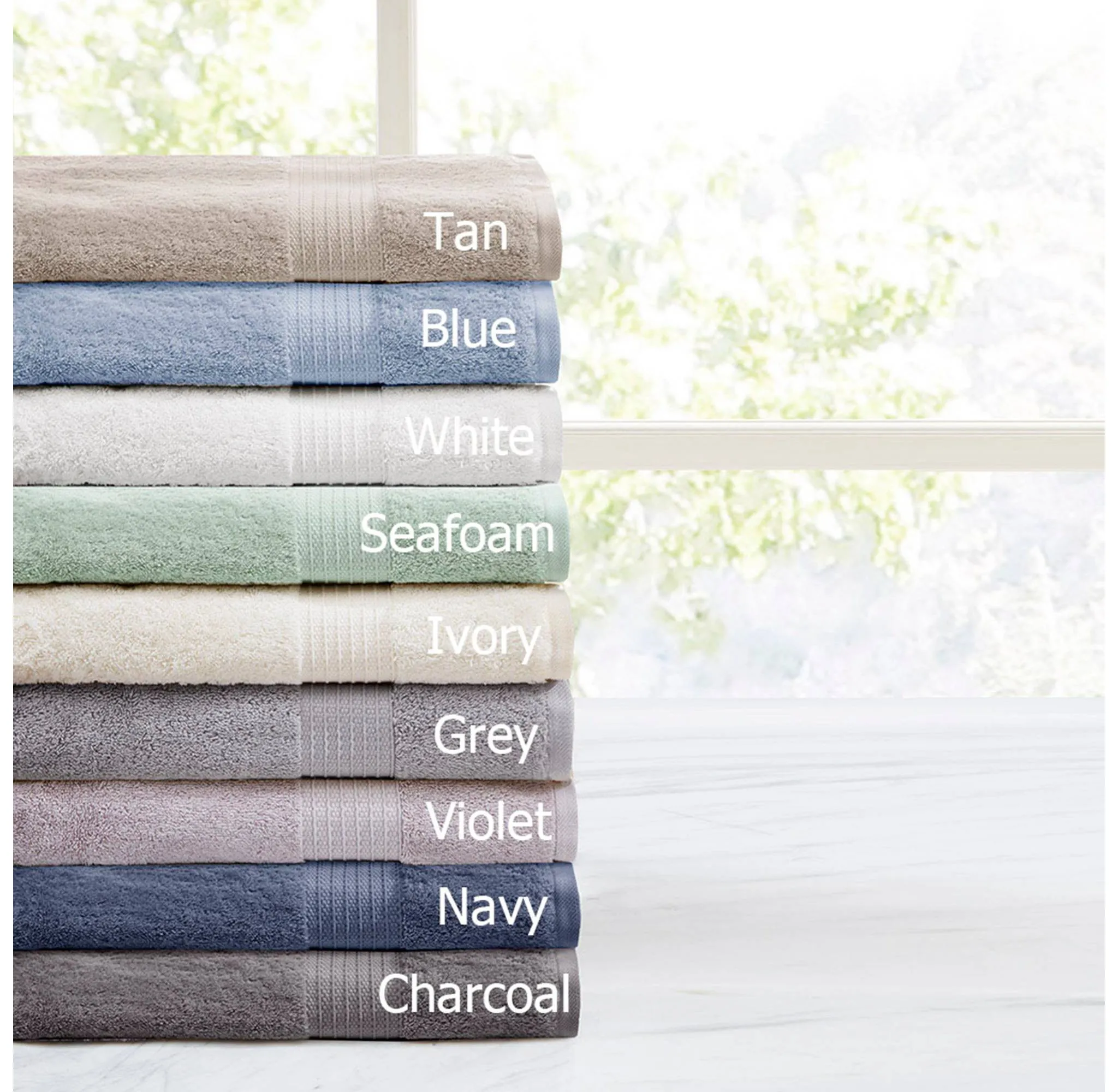 6pc Organic Cotton Bath Towel Set - Kaedas