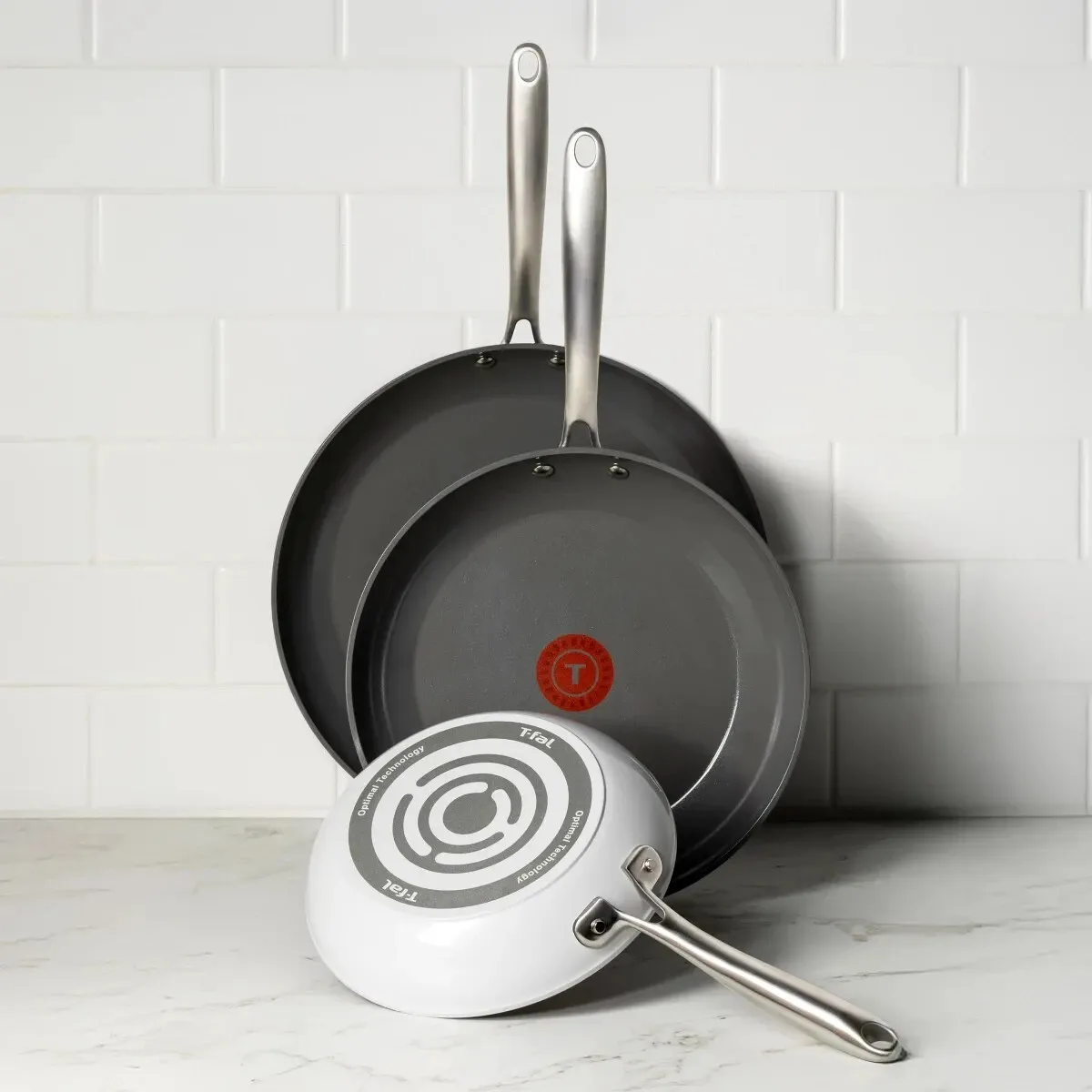 T-FAL Ceramic Non-Stick Cookware Set - Kaedas