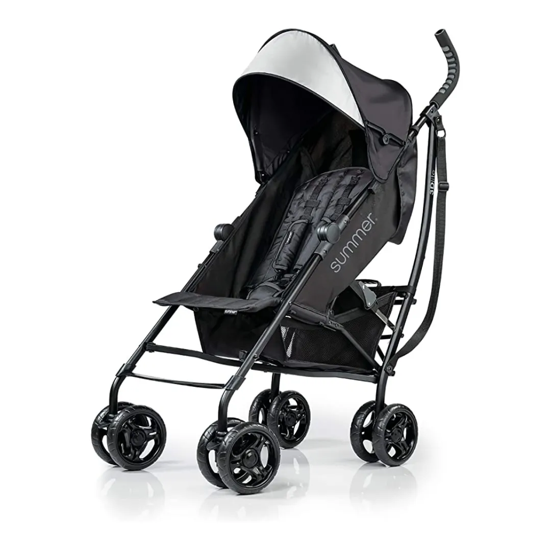 3Dlite Convenience Stroller - Jet Black - Kaedas