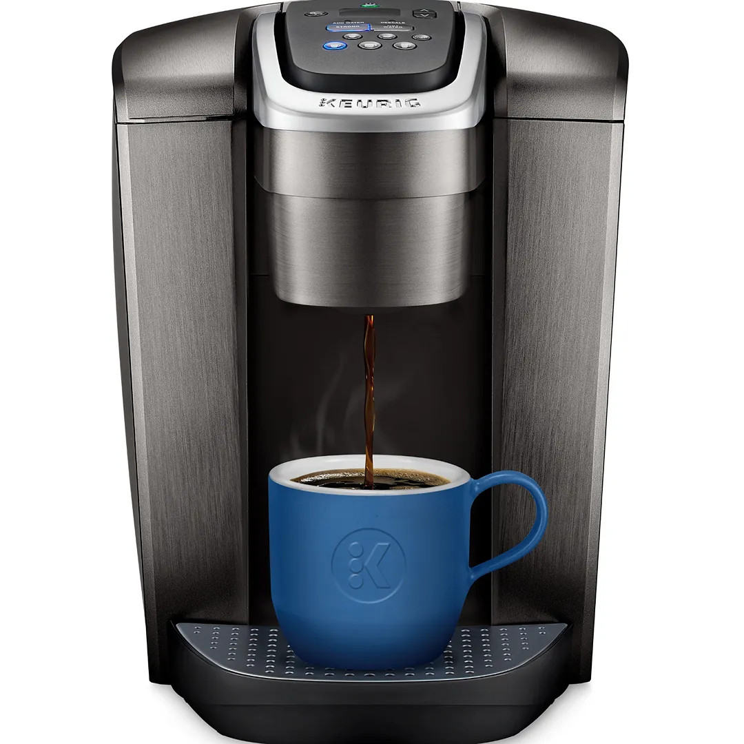K-Elite Single-Serve K-Cup Pod Coffee Maker with Iced Coffee Setting - Brushed Slate - Kaedas