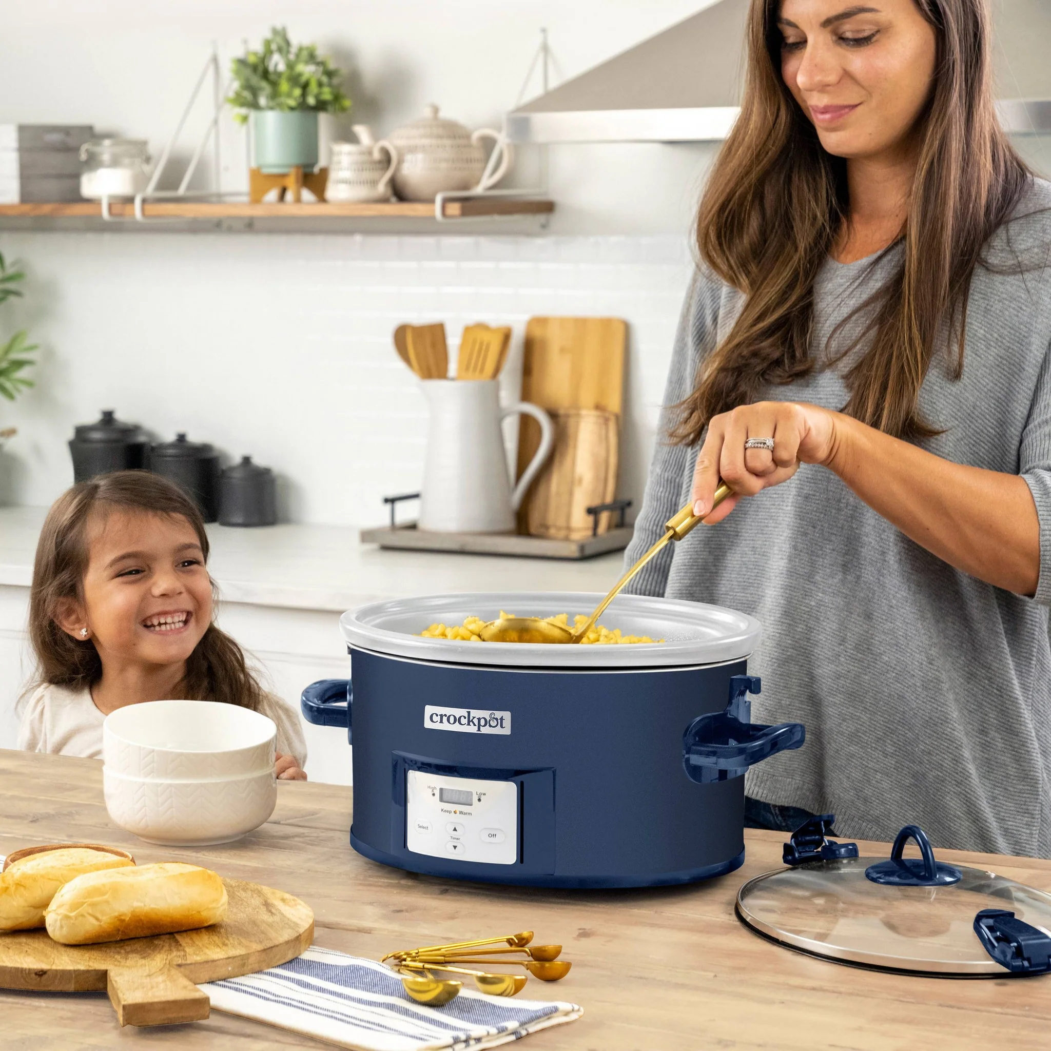 7qt Cook & Carry One Touch Programmable Slow Cooker - Kaedas