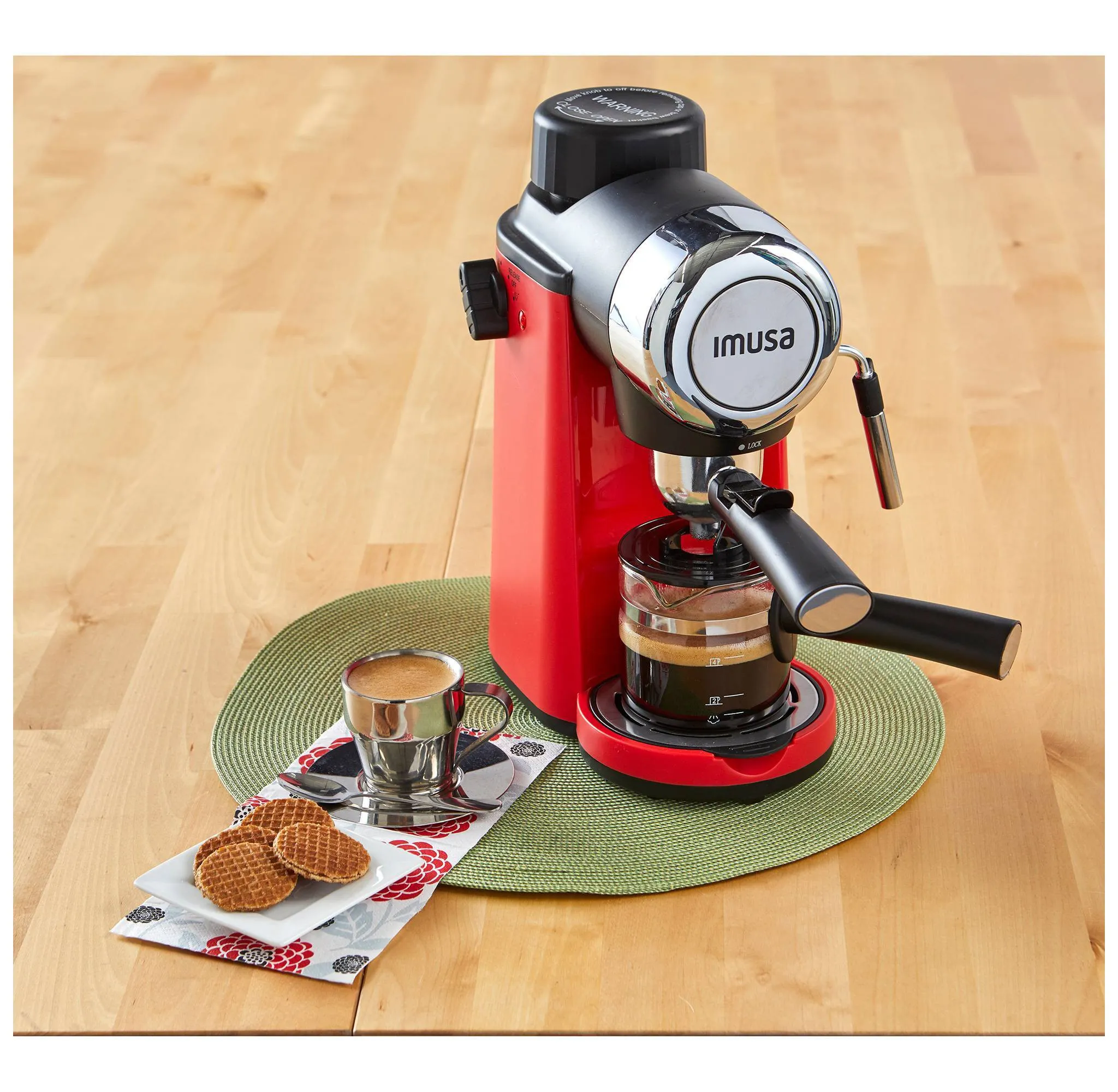 4 Cup Espresso Cappuccino Maker - Kaedas