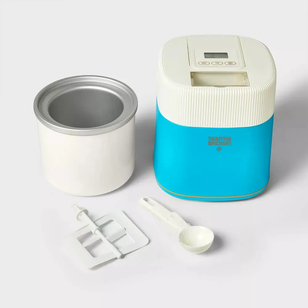 1.5qt Electric Ice Cream Maker Light Blue - Kaedas