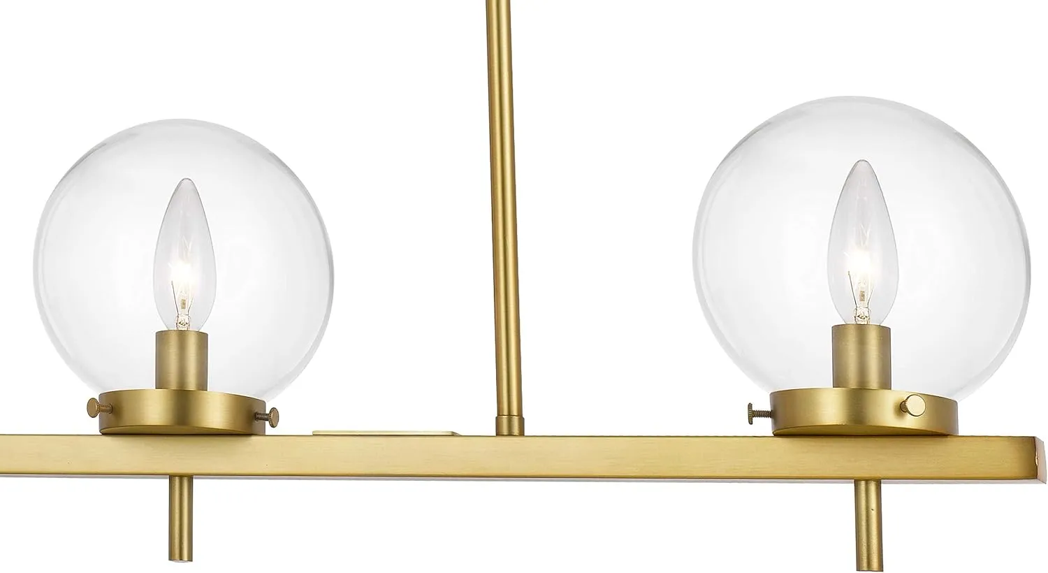 Odessa Modern Brushed Brass 3-Light Pendant - Kaedas
