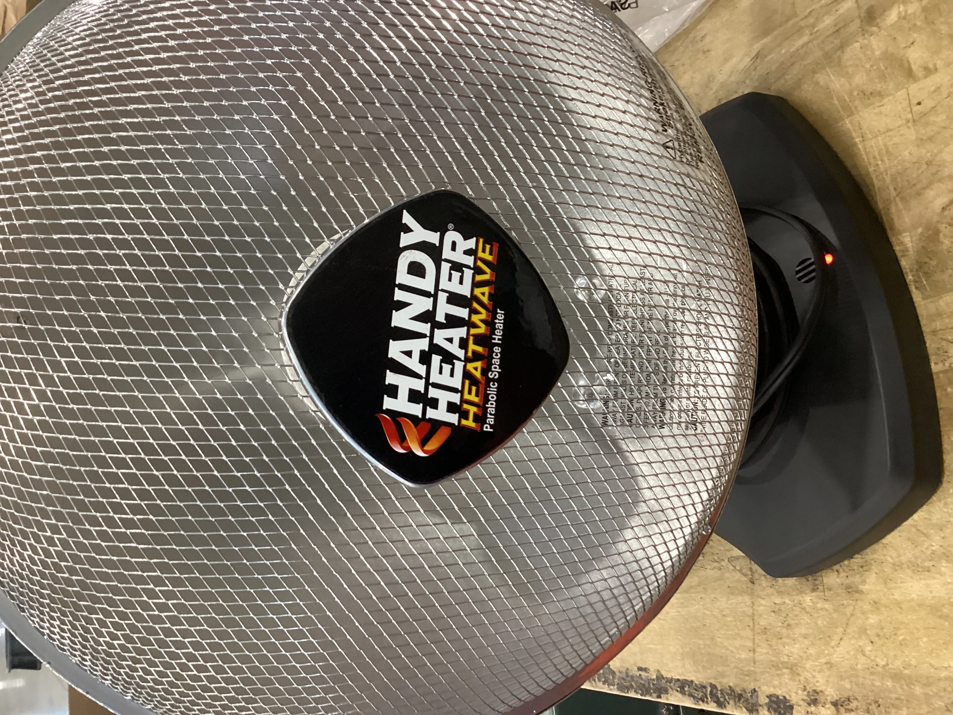 1200-Watt Electric Oscillating Ceramic Parabolic Space Heater - Kaedas