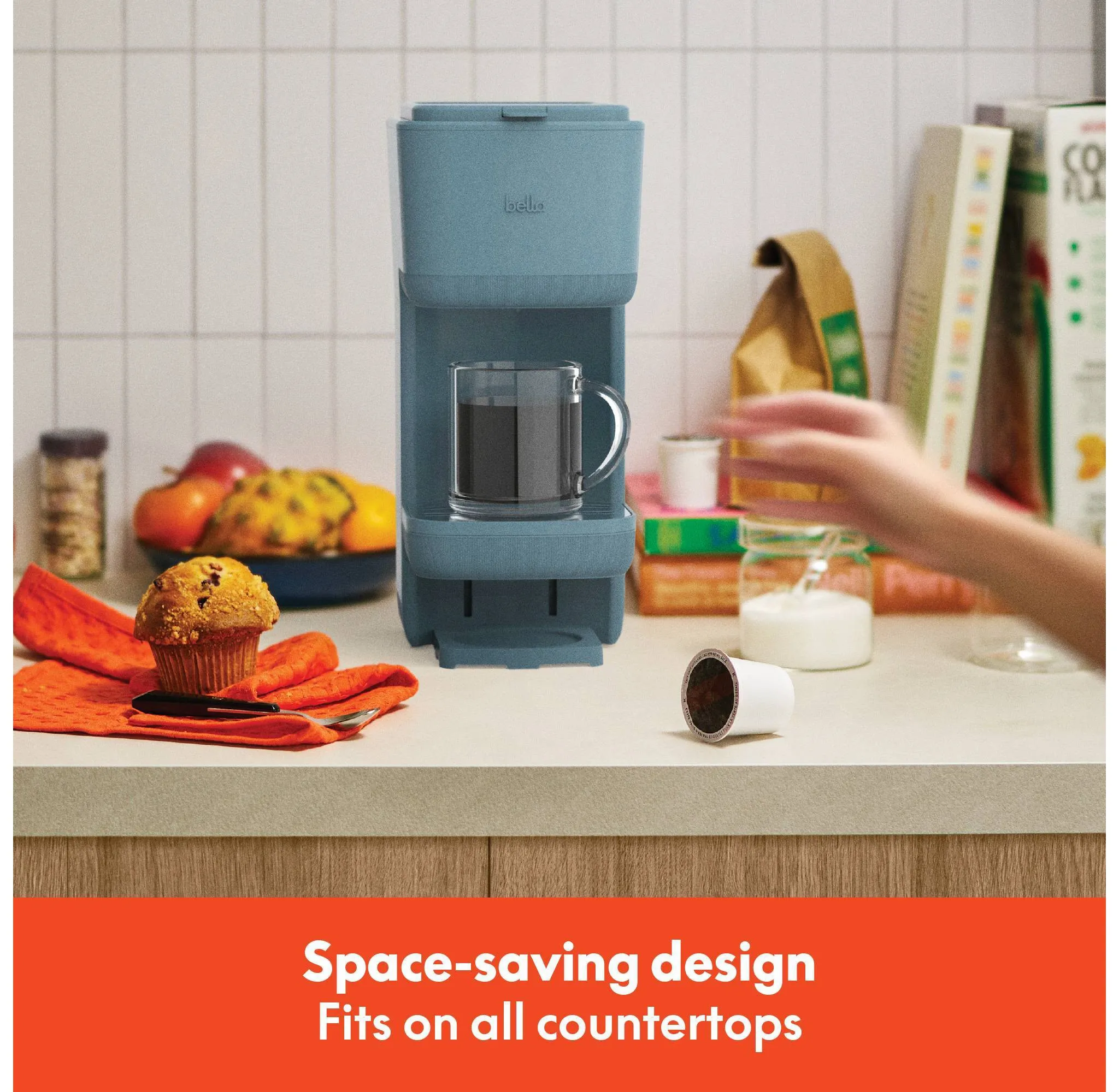 Single-Serve Coffee Maker - 14 Oz Capacity - Kaedas