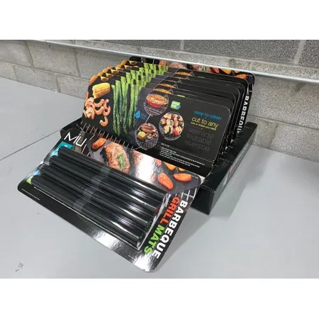 MIU Extra Large BBQ Grill Mat 4-Pack - 16” x 20” Non-Stick Cooking Mats for Grill & Oven - Kaedas