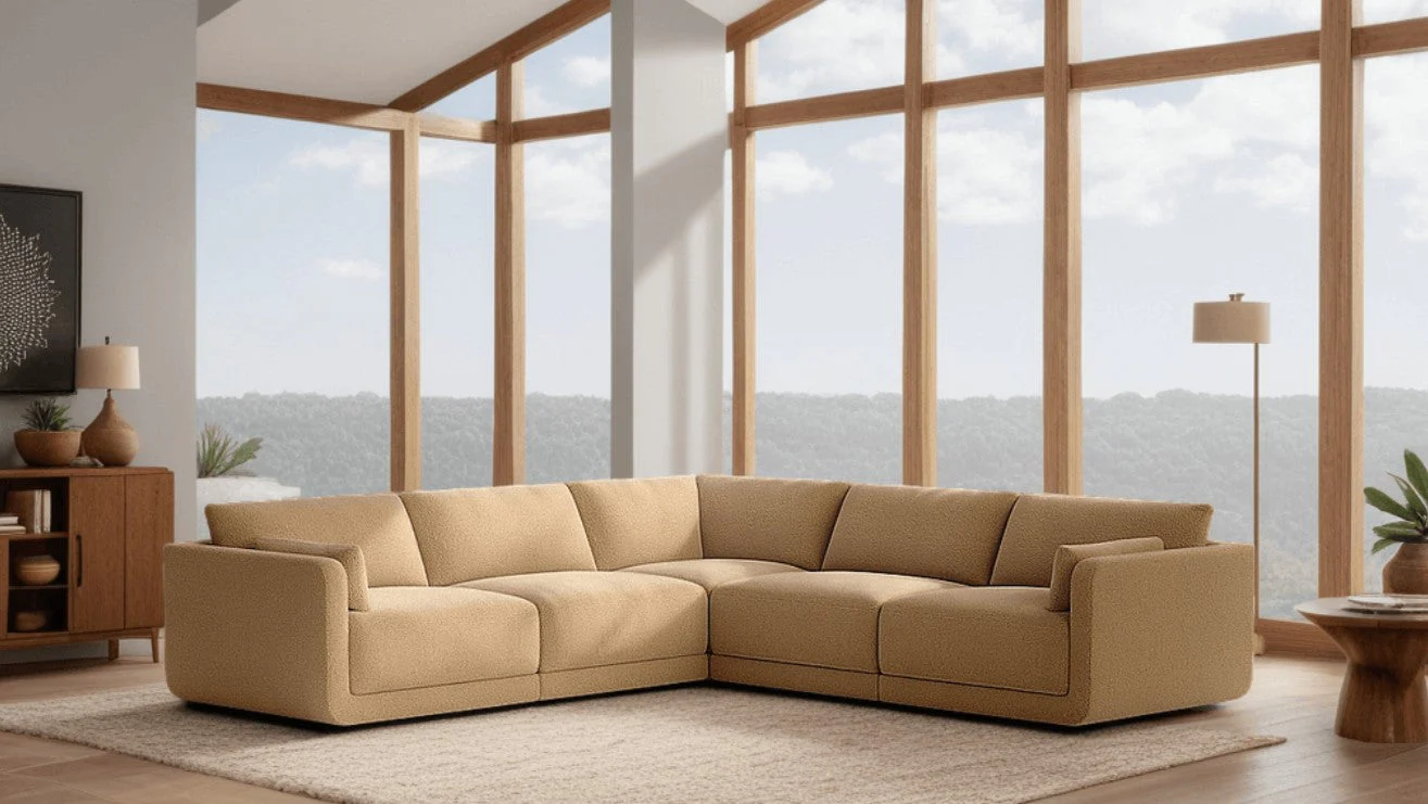 Eva Small Modular Sectional Sofa by BenchMade Modern – 116