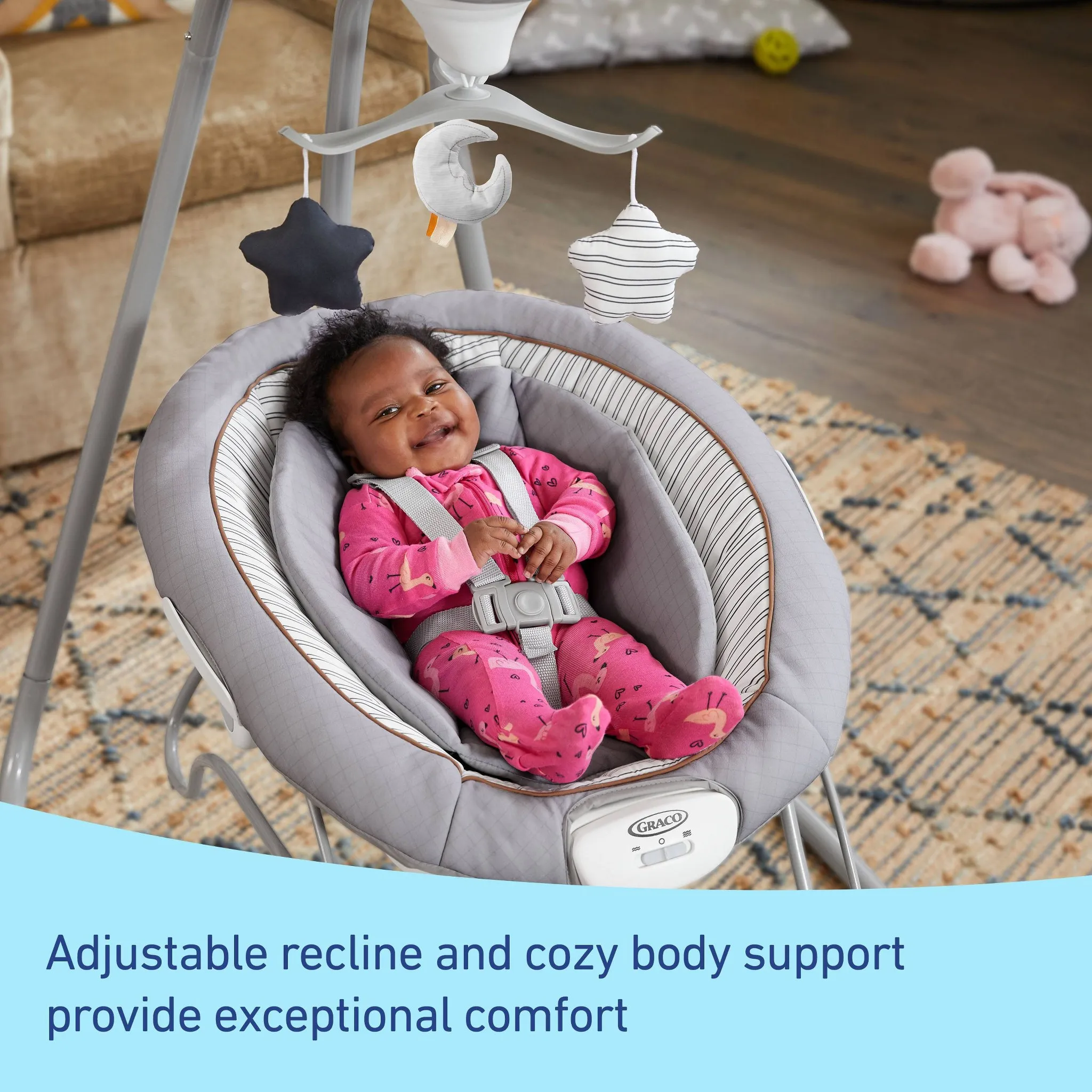 DuetConnect Deluxe Multi-Direction Baby Swing and Bouncer - Britton - Kaedas