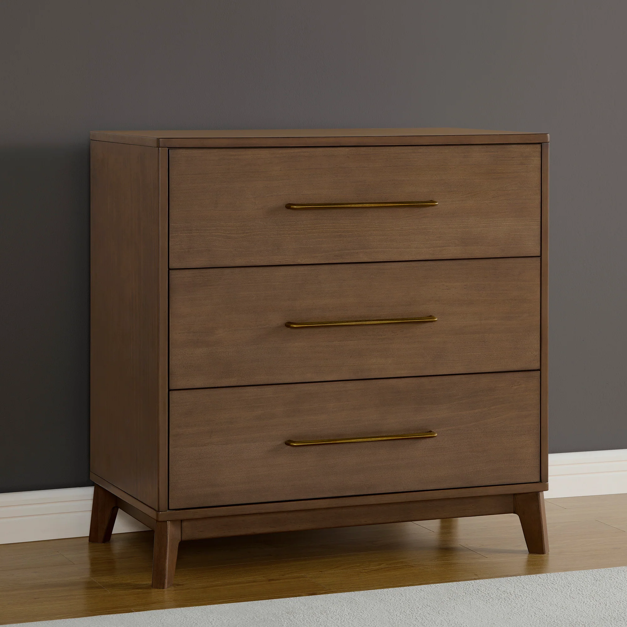 Spencer 3 Drawer Dresser With Changing Top and Interlocking Drawers - Kaedas