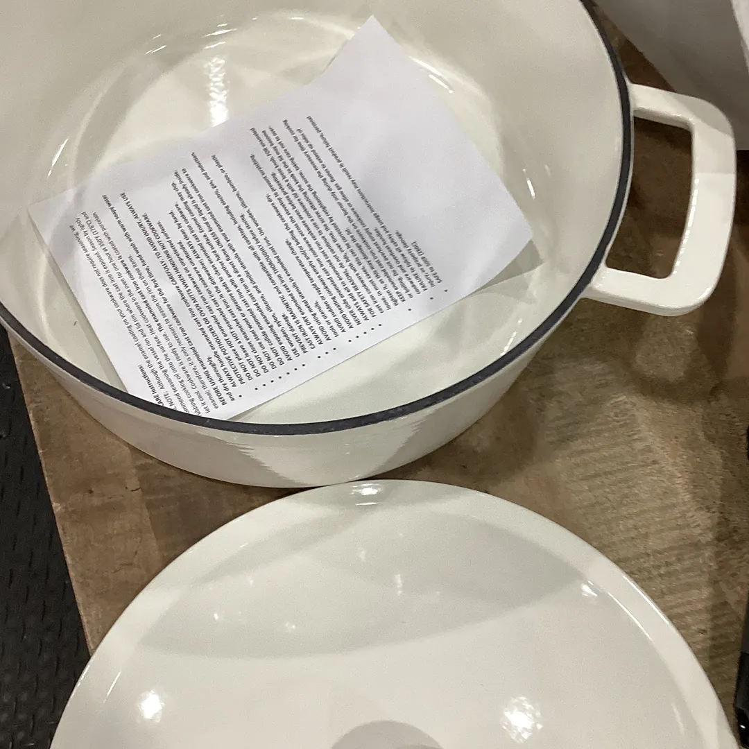 5.5qt Enamel Dutch Oven Cream - ™ - Kaedas