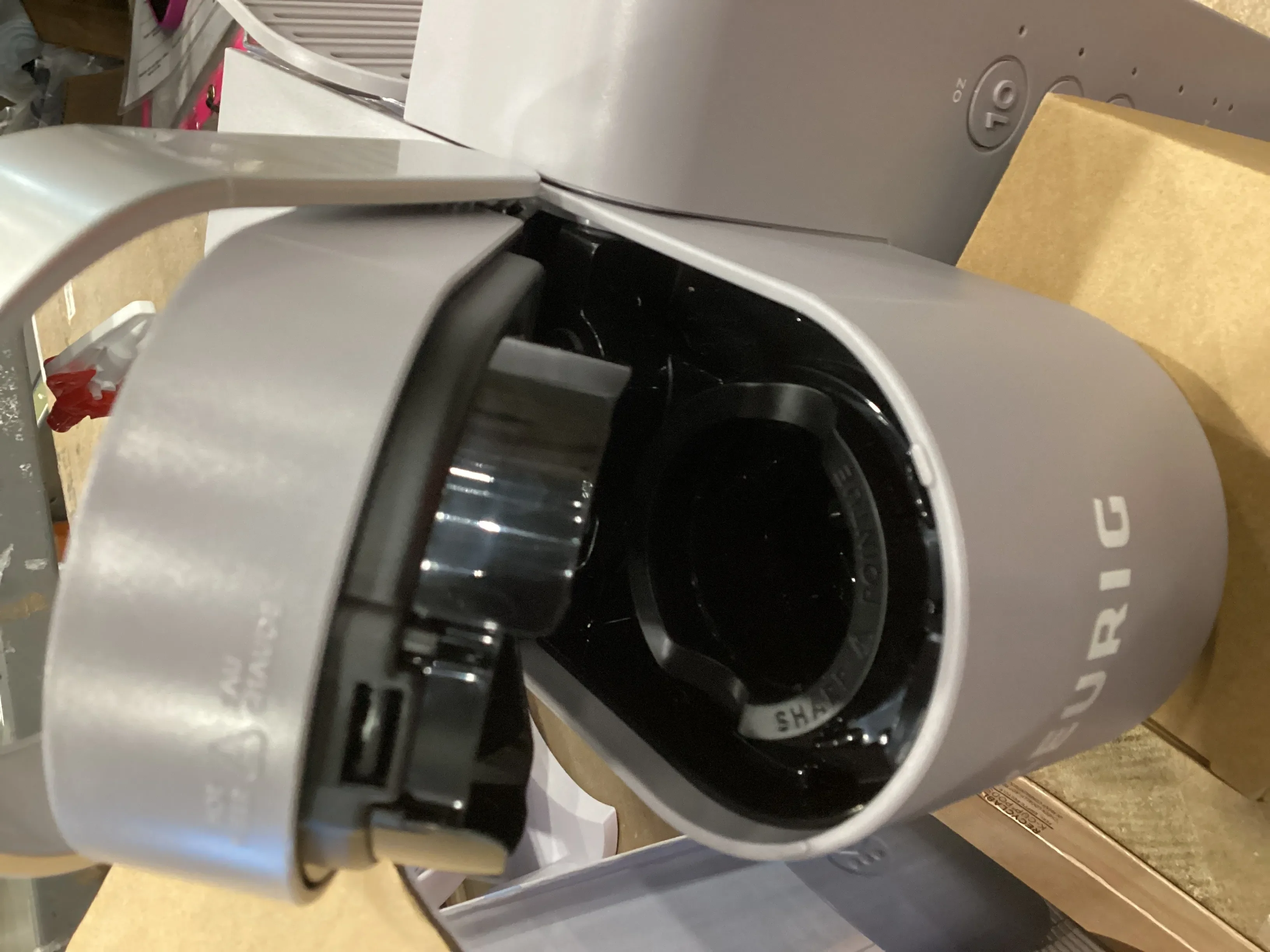 K-Iced Essentials Gray Iced and Hot Single-Serve K-Cup Pod Coffee Maker (See Description) - Kaedas