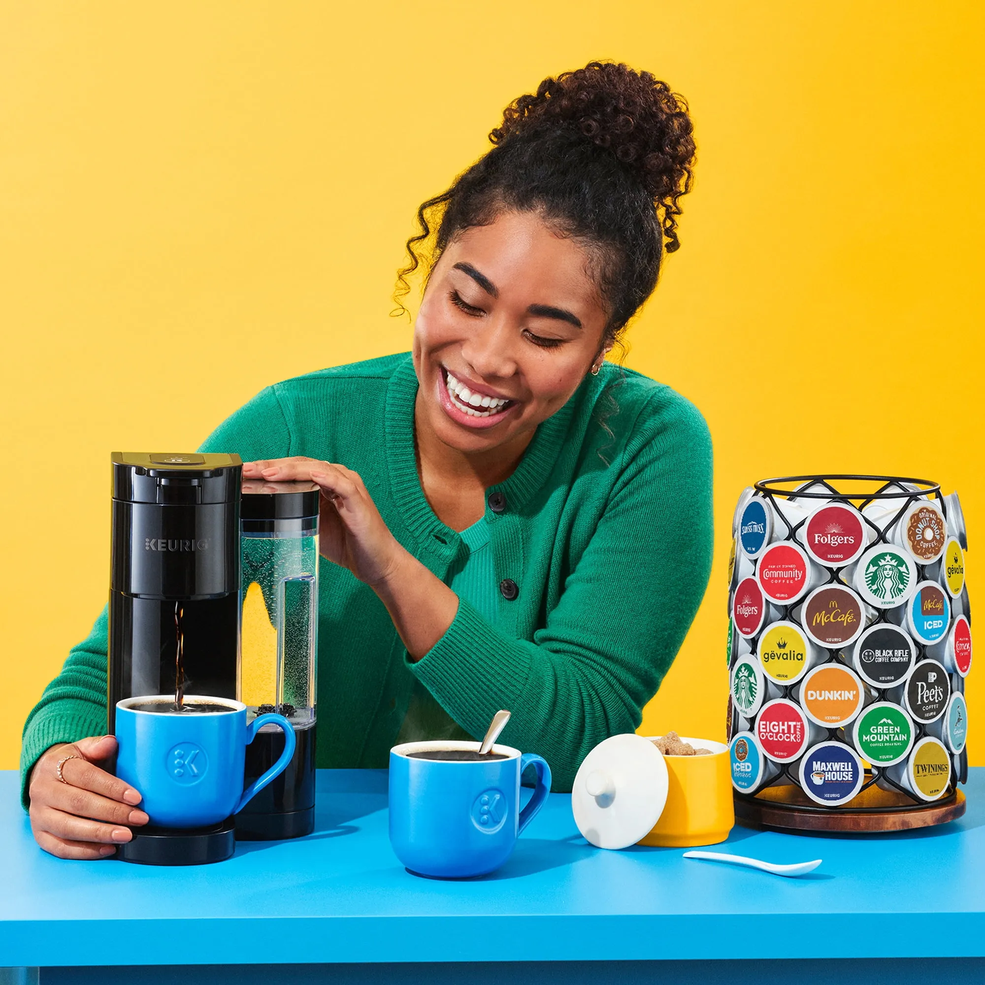 K-Express Essentials Single-Serve K-Cup Pod Coffee Maker - Red - Kaedas