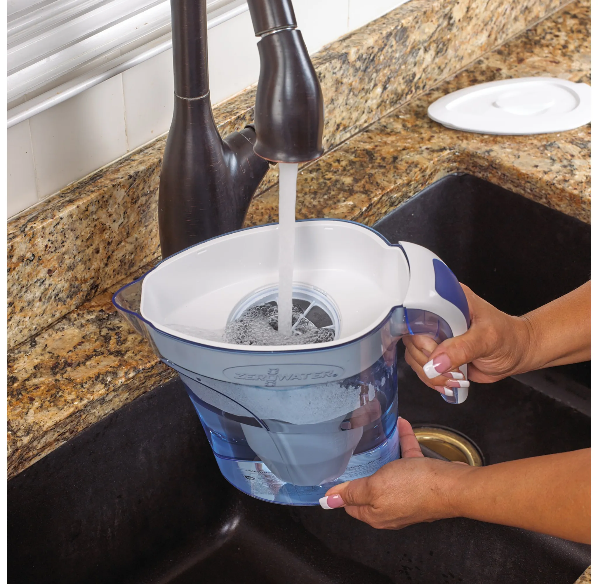 7 Cup Pitcher with Ready-Pour + Free Water Quality Meter - Kaedas