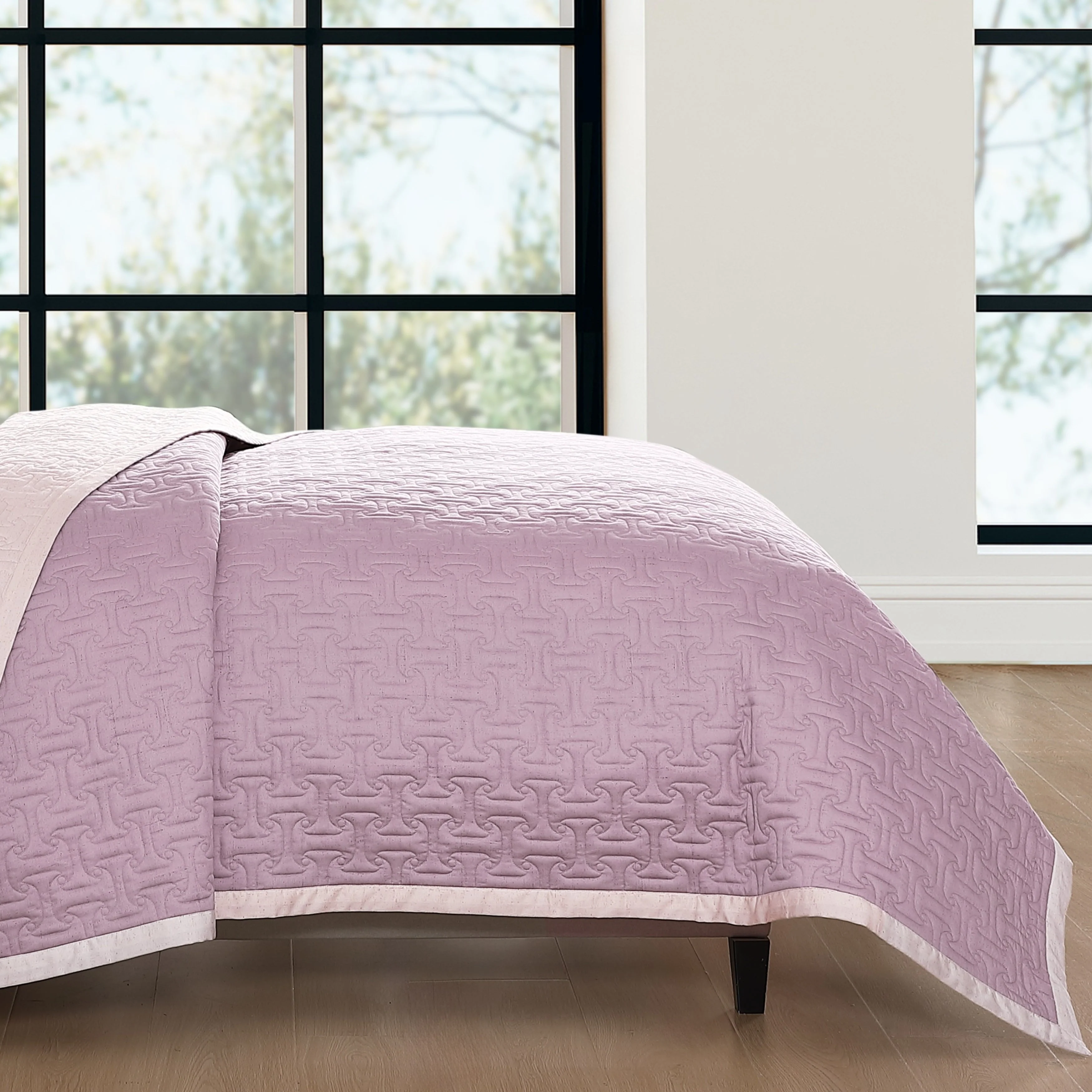 Bebejan 3 Piece Textured Quilted Coverlet Set - Kaedas