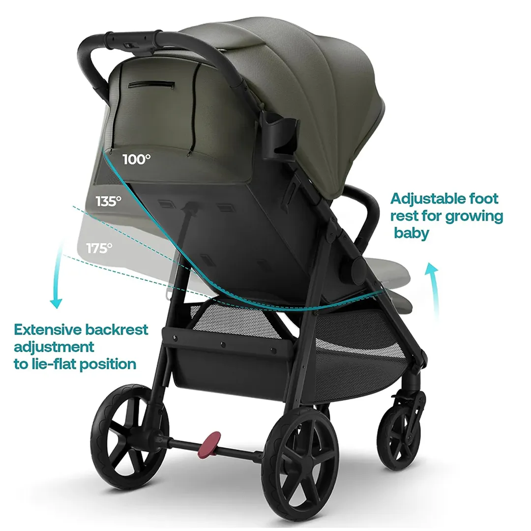 Nova Compact Lightweight Stroller - Forest - Kaedas