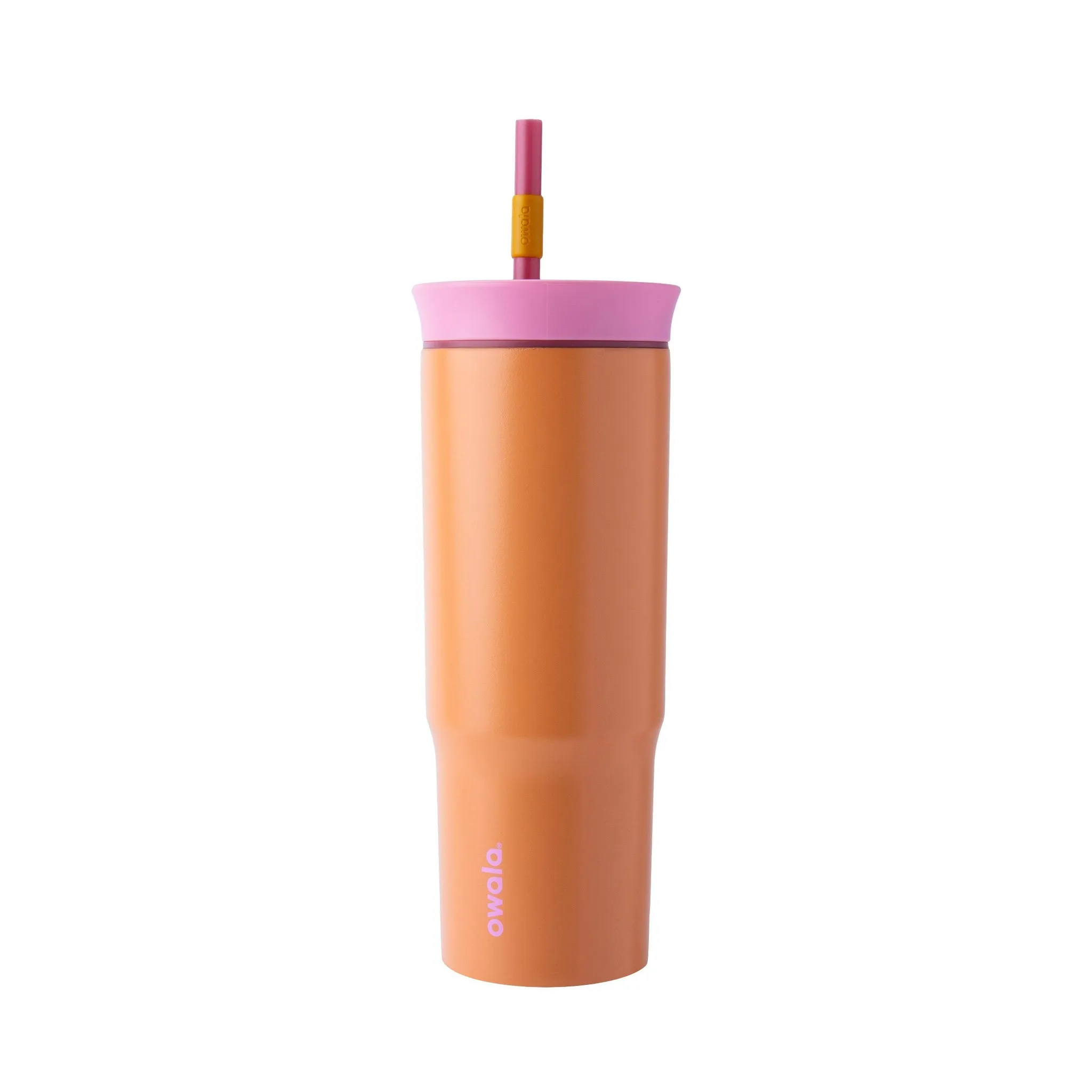24oz Stainless Steel Straw Tumbler - Tangy Tango: Insulated, Leakproof, BPA-Free - Kaedas