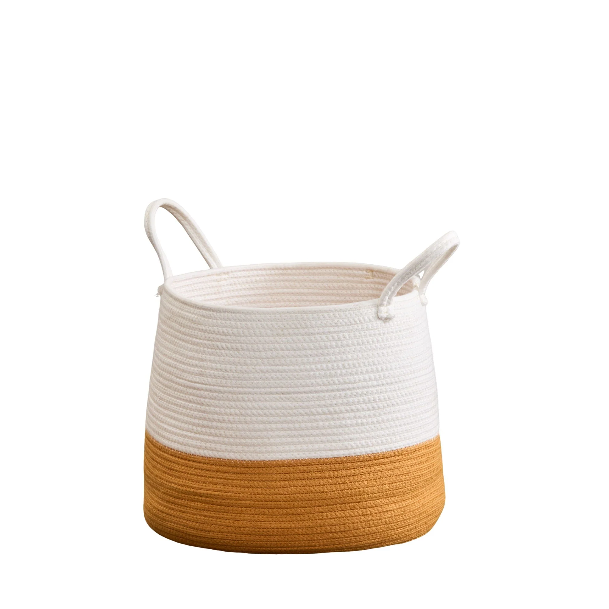 Francis - Cotton Round Laundry and Storage Basket - Kaedas