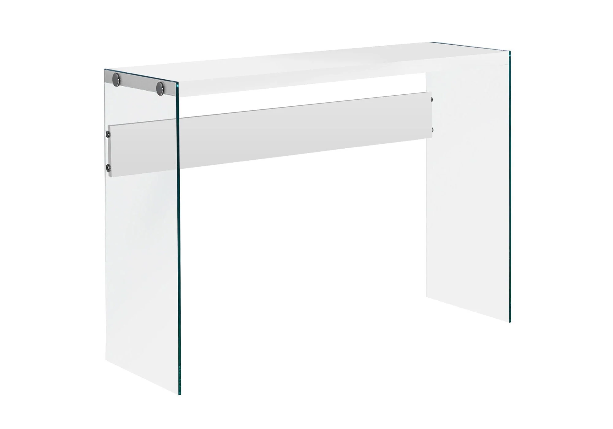 Accent Console Table for Entryway, Glossy Spacious Surface - Kaedas