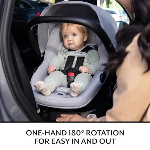 Revolve 180 LiteMax NXT Rotating Infant Car Seat with Sensory Soothe - Agate Purple - Kaedas