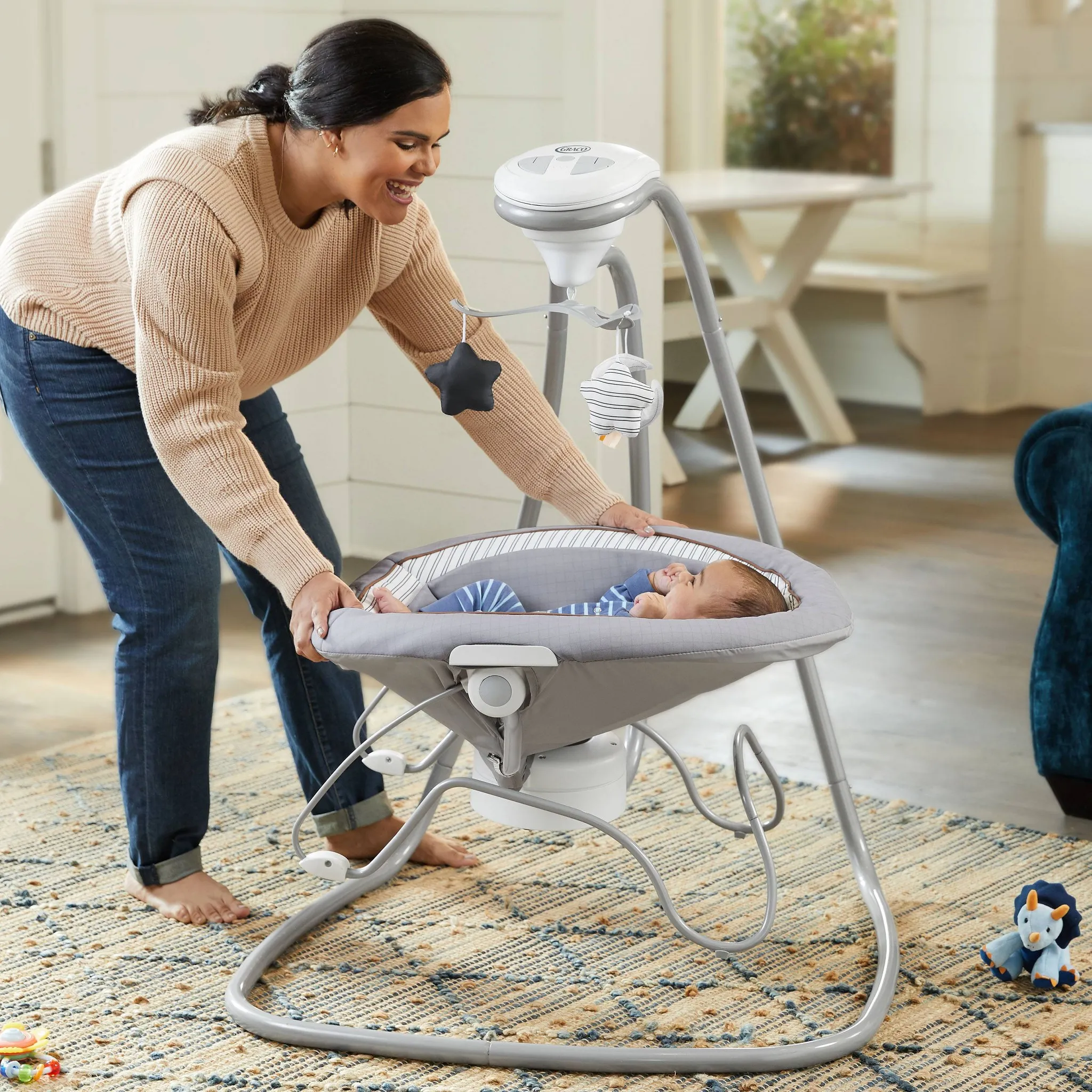 DuetConnect Deluxe Multi-Direction Baby Swing and Bouncer - Britton - Kaedas