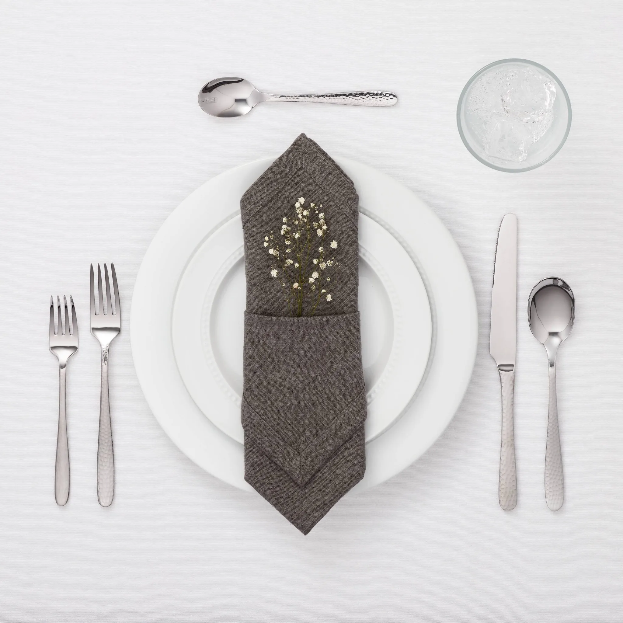 20-Piece Millinocket Flatware Set - Silver - Kaedas