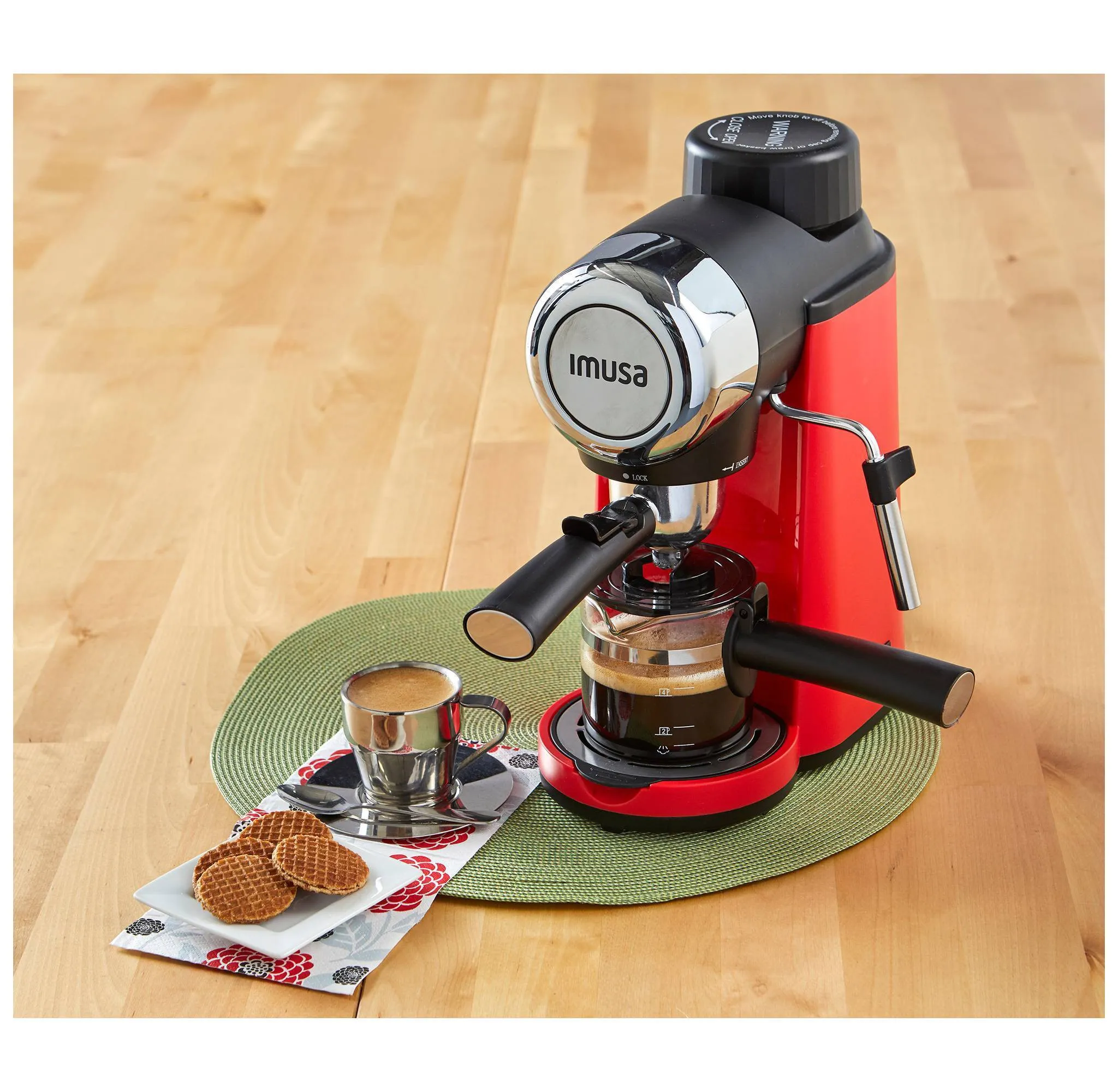 4 Cup Espresso Cappuccino Maker - Kaedas