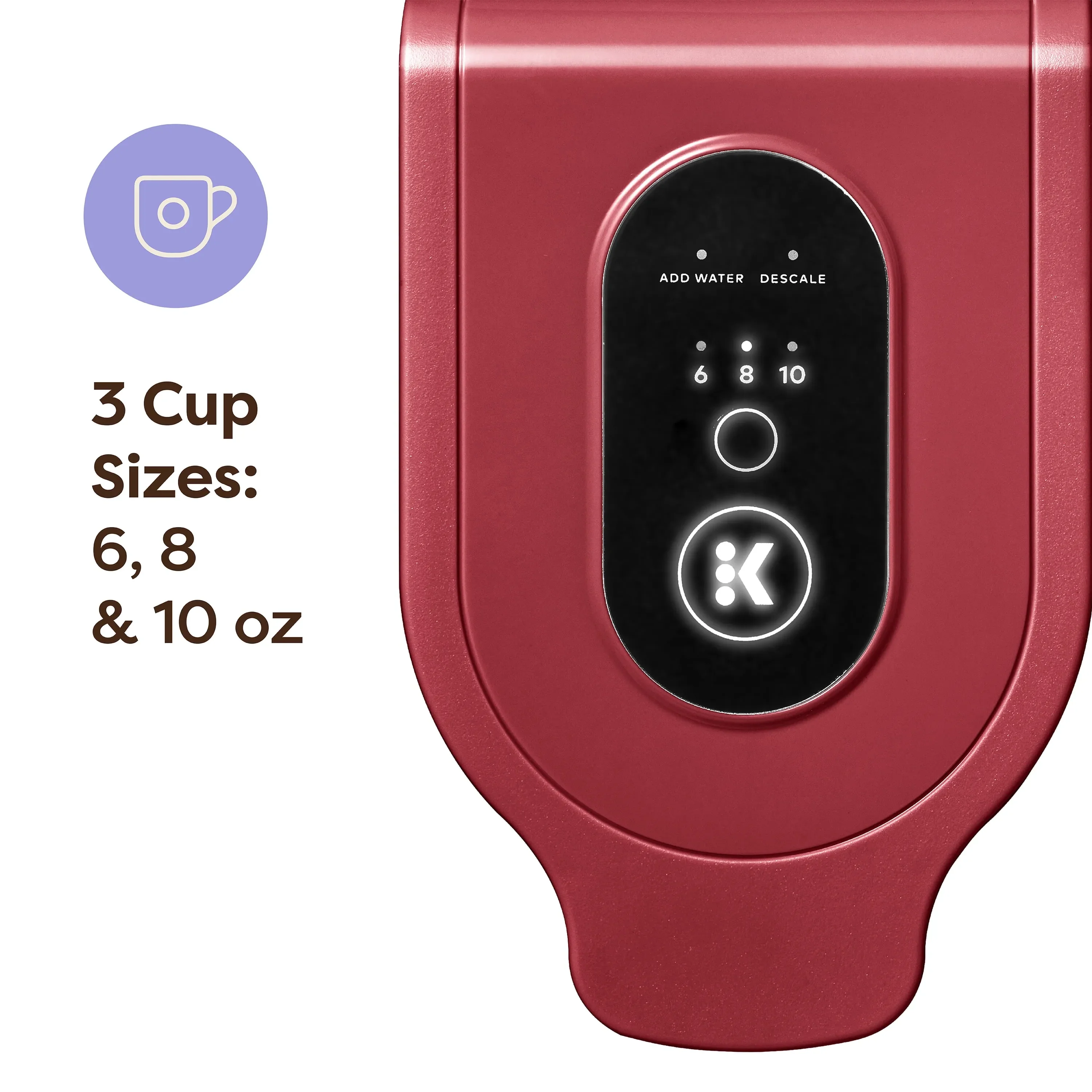 K-Express Essentials Single-Serve K-Cup Pod Coffee Maker - Red - Kaedas