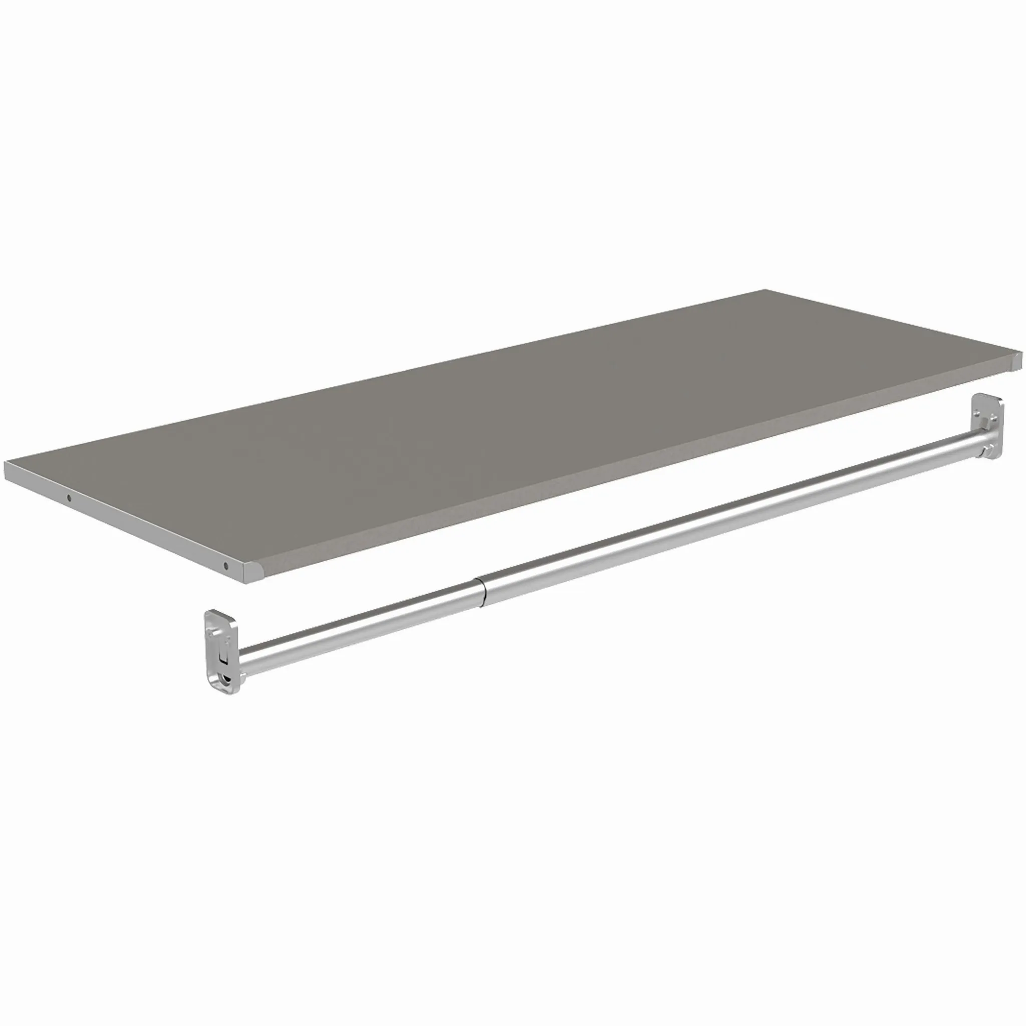 Modular Storage Top Shelf & Hang Rod Kit - Kaedas