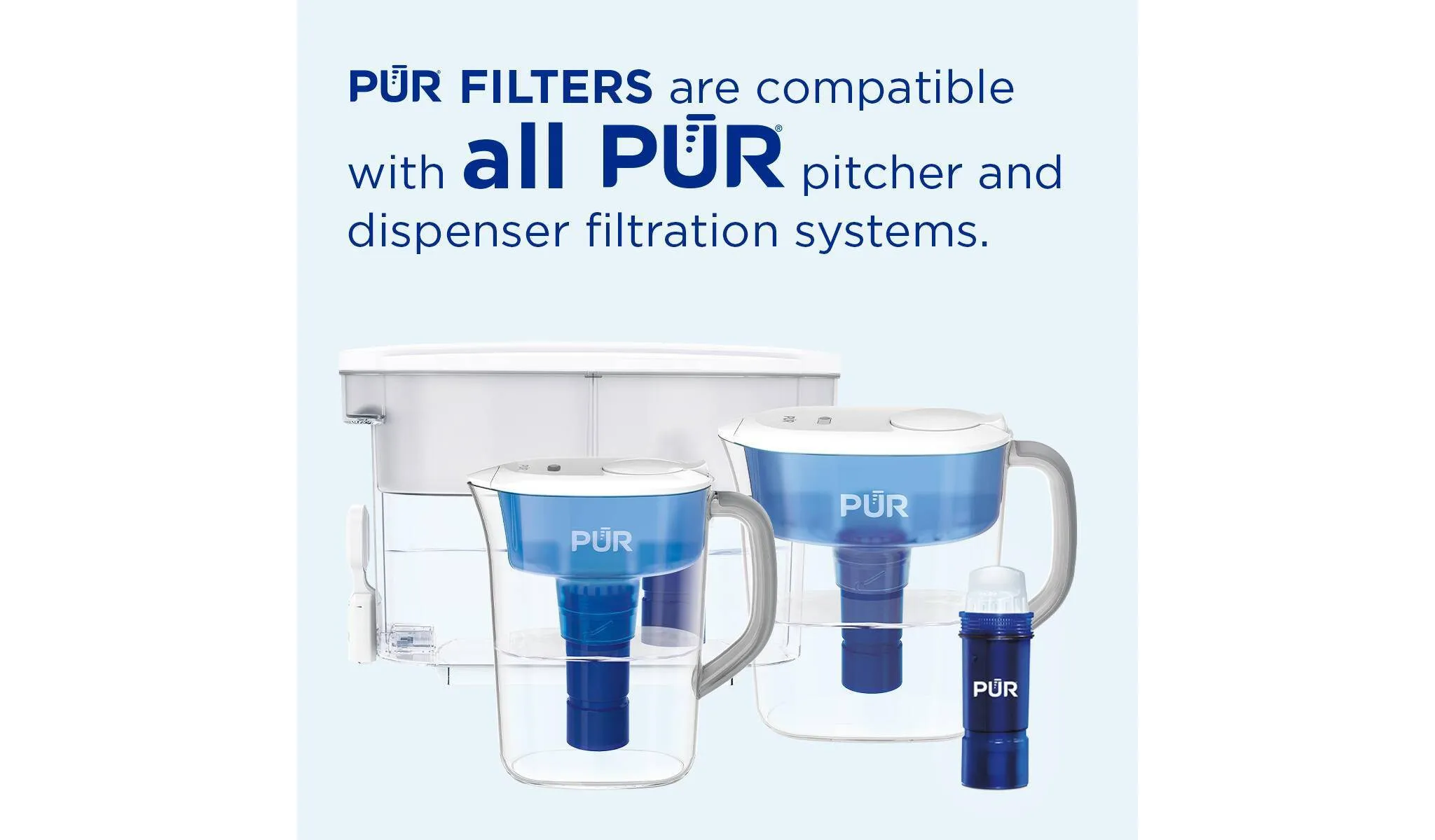 Plus 30-Cup Dispenser Filtration System White - Kaedas