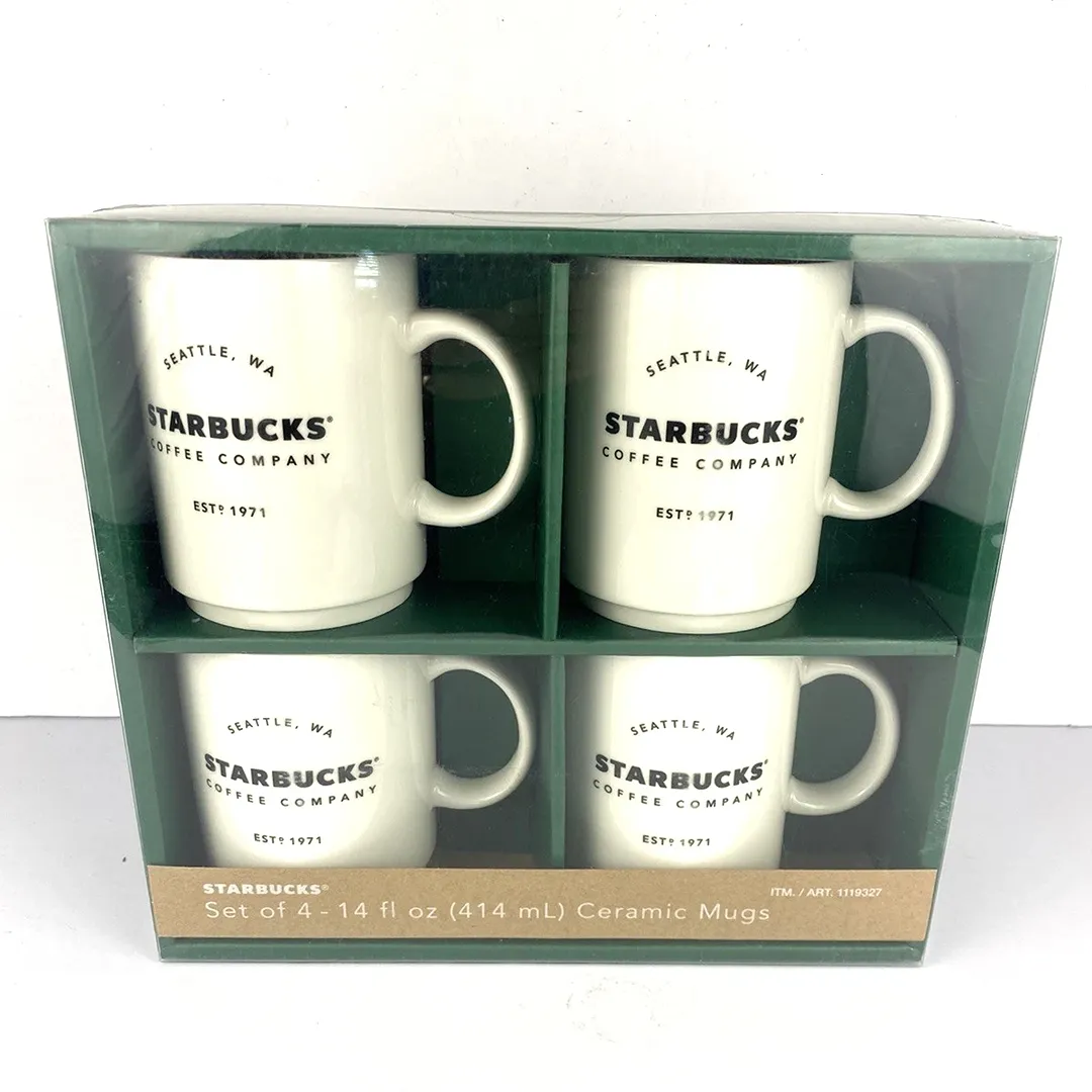 Starbucks 4-Pack Ceramic Mug - Kaedas