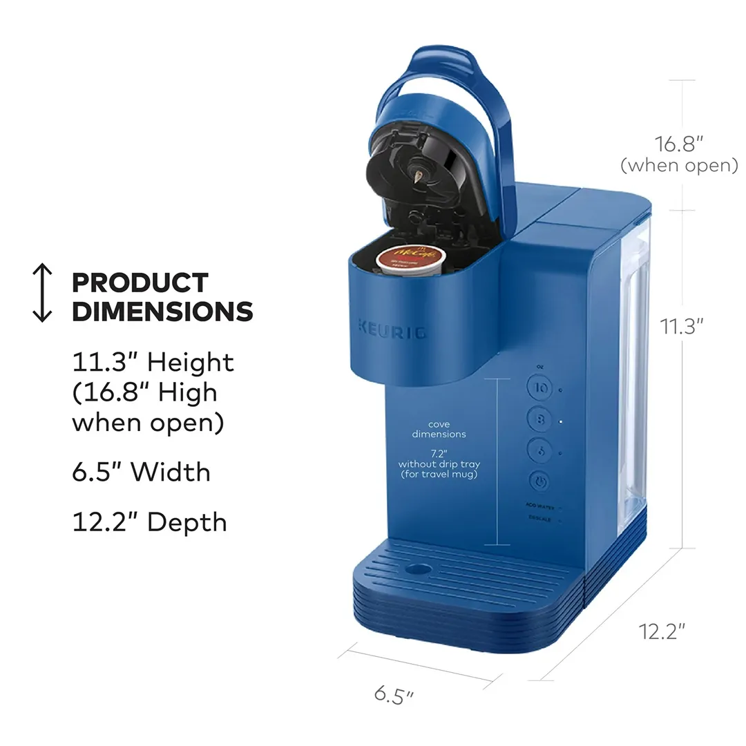 K-Express Essentials Single-Serve Coffee Maker- Pacific Blue  (See Description) - Kaedas