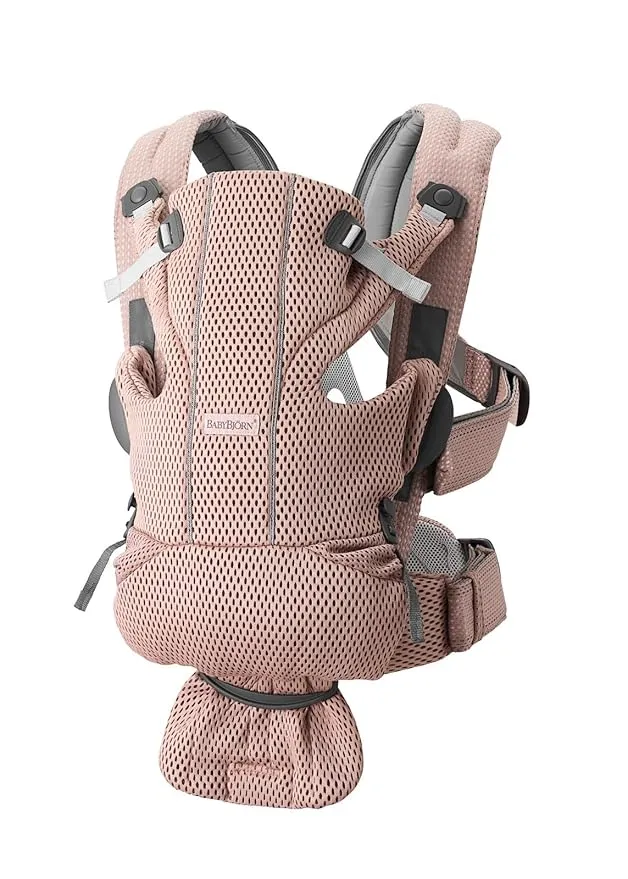 Baby Carrier Free, 3D Mesh - Dusty pink - Kaedas