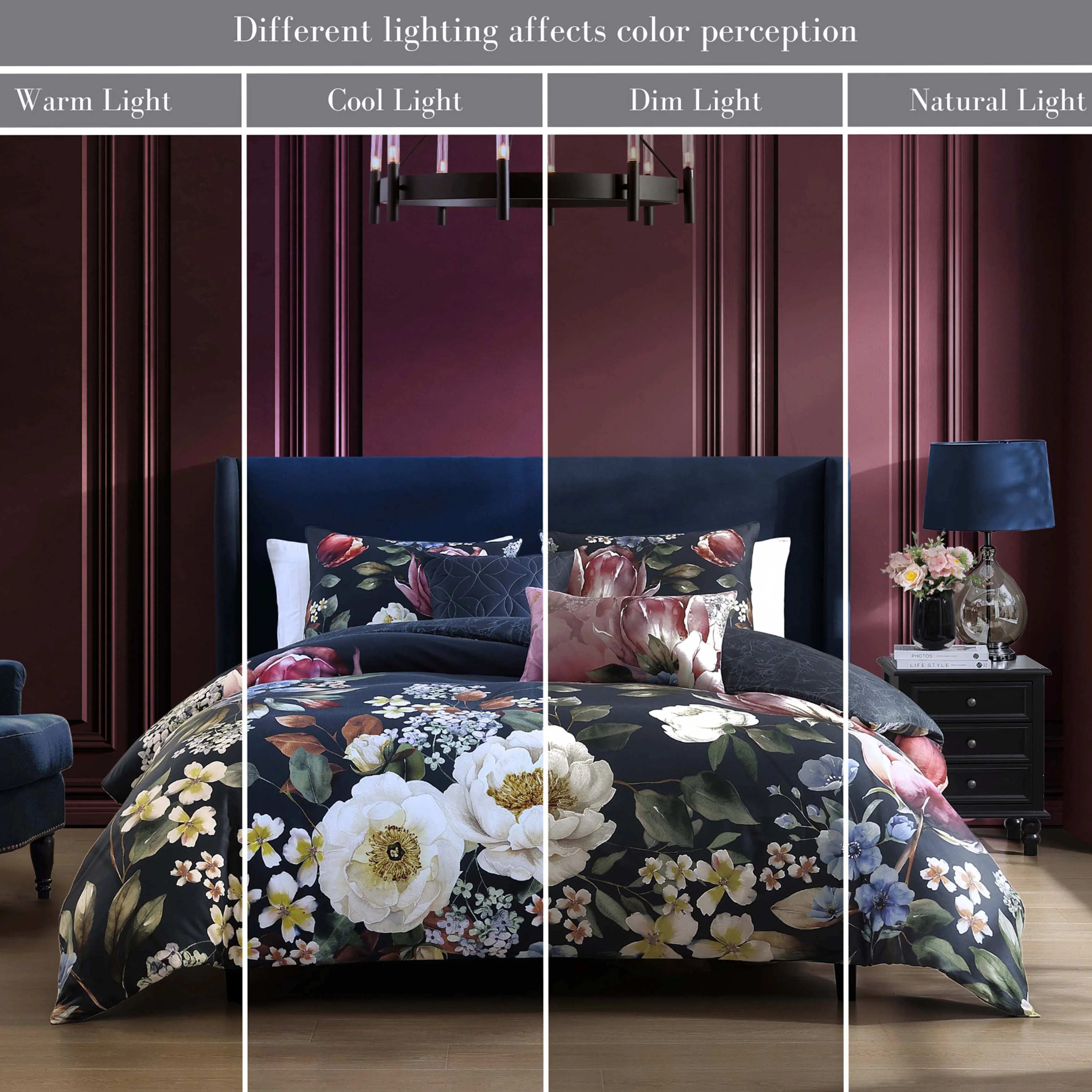 Bebejan Renaissance 5 Piece Reversible Comforter Set - Kaedas