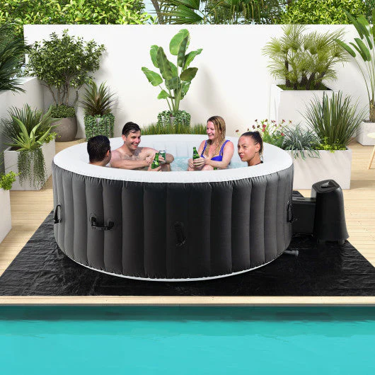 70/80 Inches Round SPA Pool Hottub With 110/130 Air Jets Electric Heater Pump-L - Kaedas