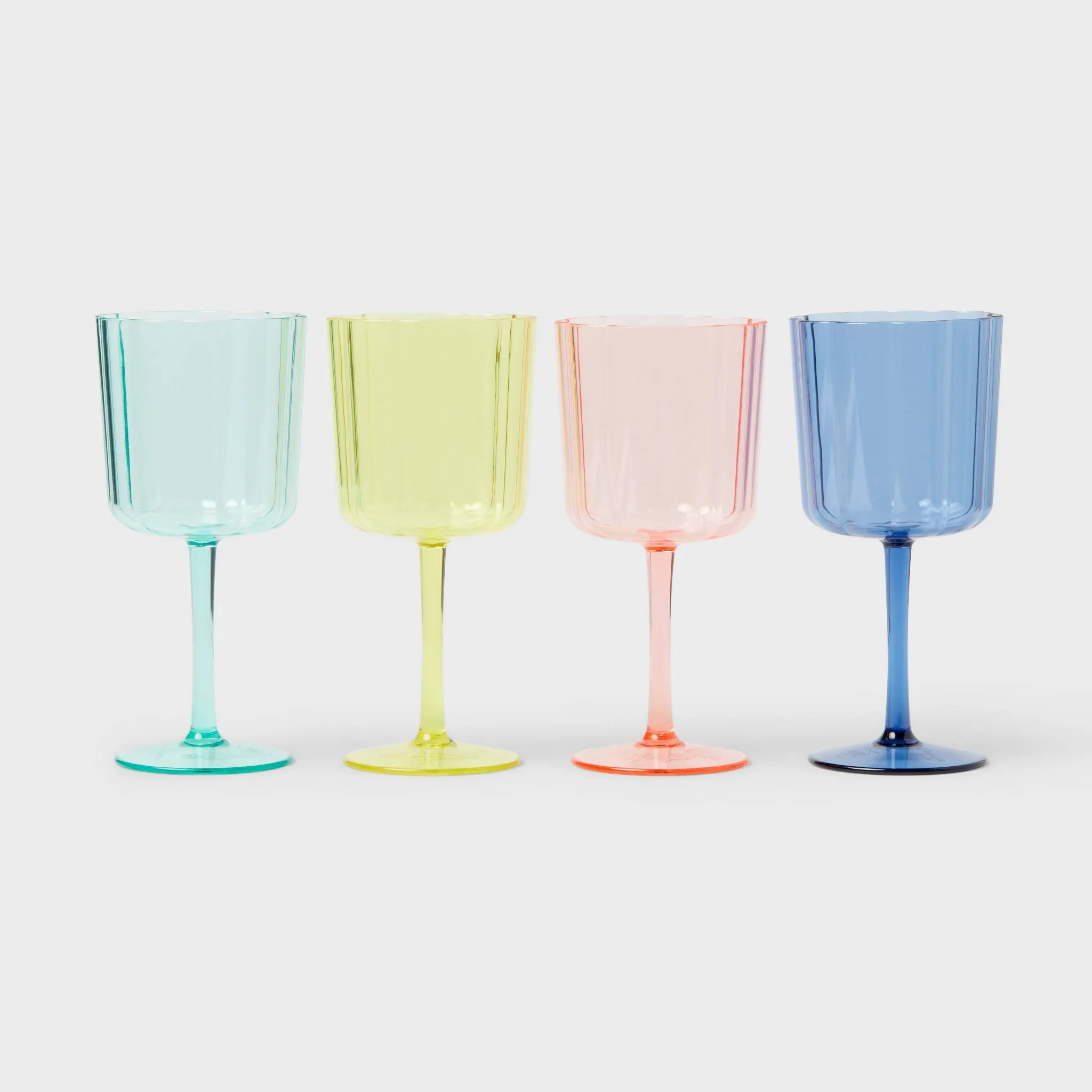 4-Pack 13oz Stemmed Wine Glasses - Kaedas