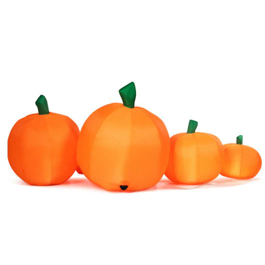 7.5 Feet Halloween Inflatable 7 Pumpkins Patch With LED Lights - Kaedas