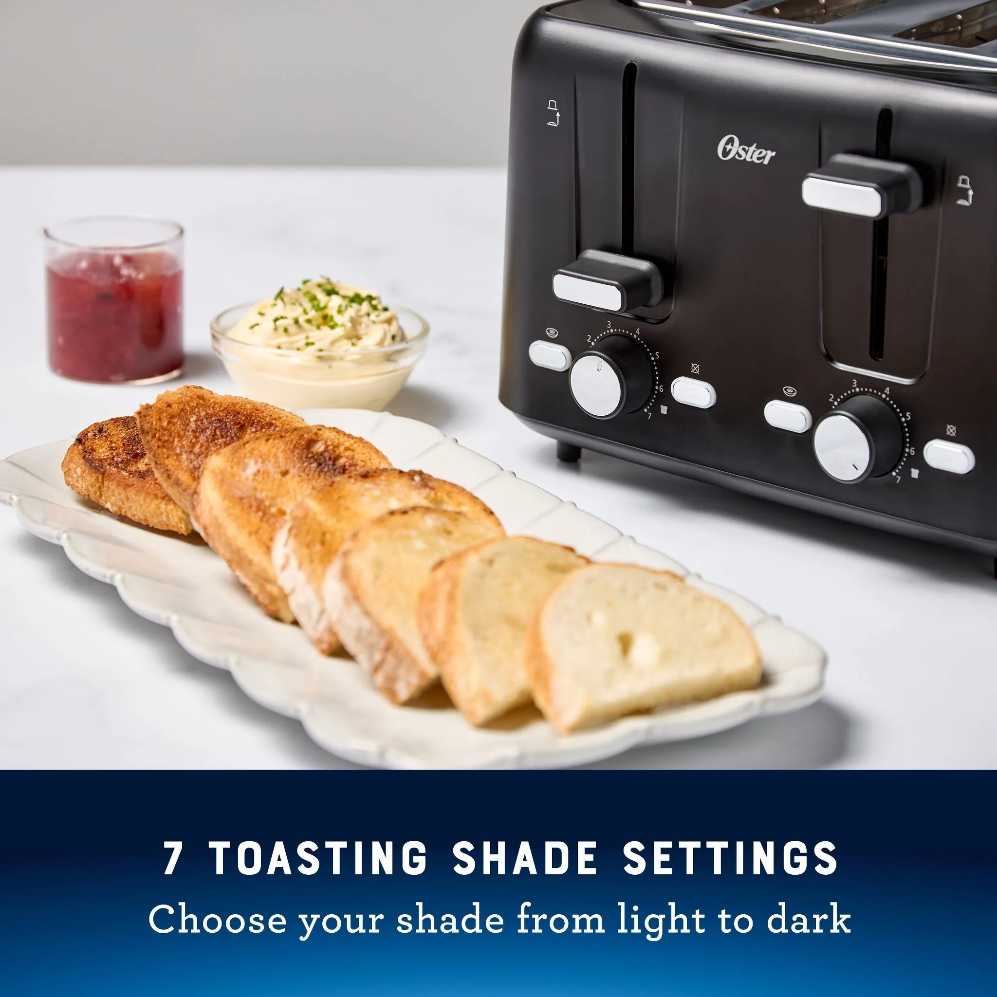 4-Slice Toaster With Extra-Wide Slots Black: Bagel & Bread Toaster, 1560W, Kitchen Aid, Spot Clean - Kaedas