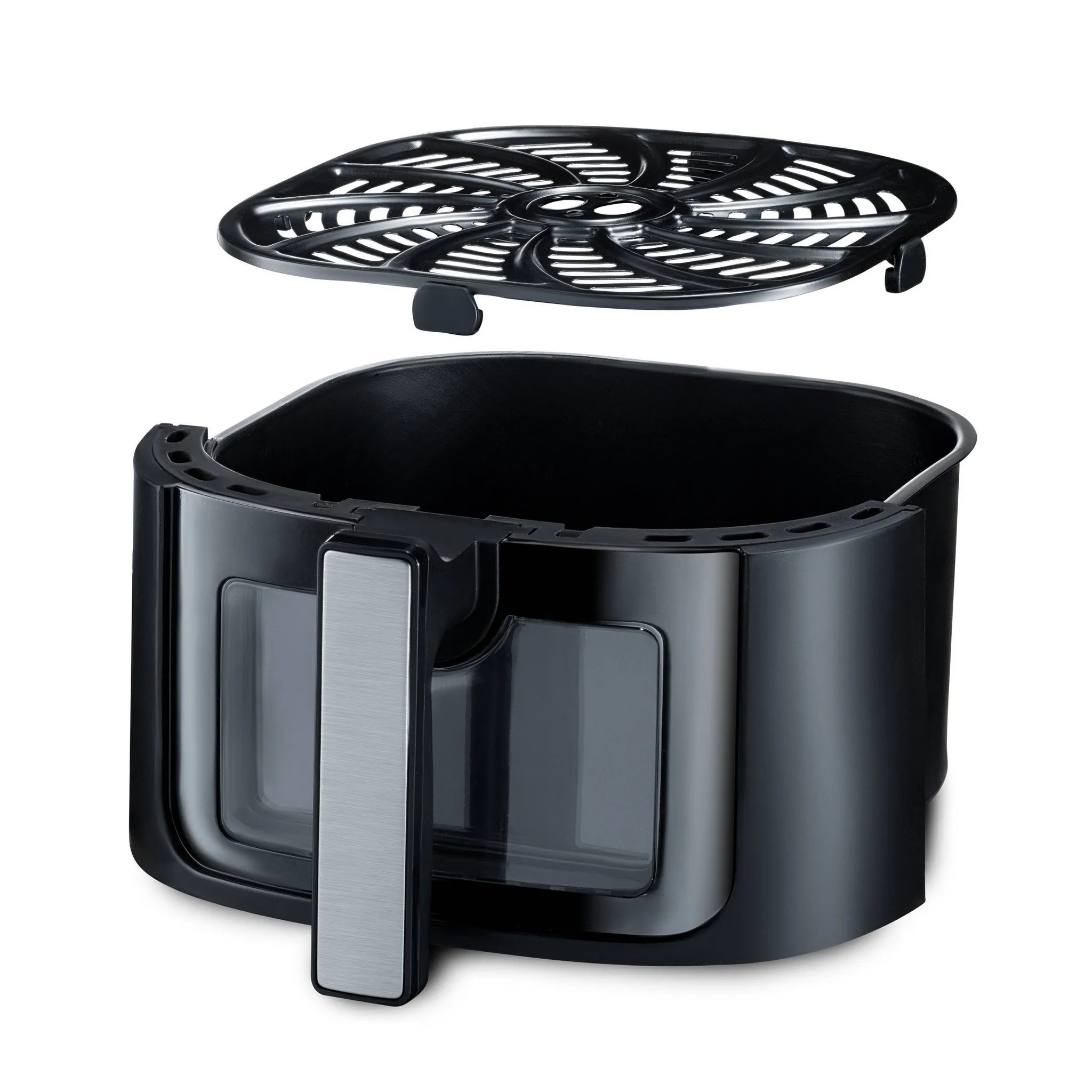 6-Qt Digital Window Air Fryer with 12 Presets & Guided Cooking Black (See Description) - Kaedas