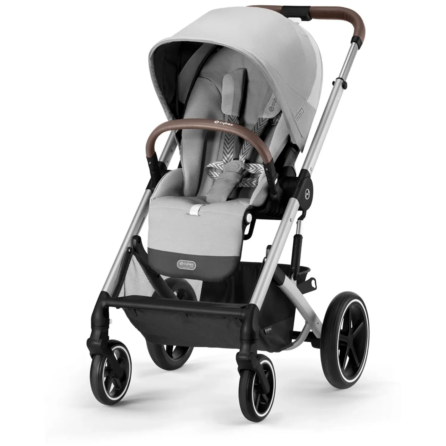 Balios S Lux 2 Stroller - Silver Frame/Lava Grey Seat - Kaedas