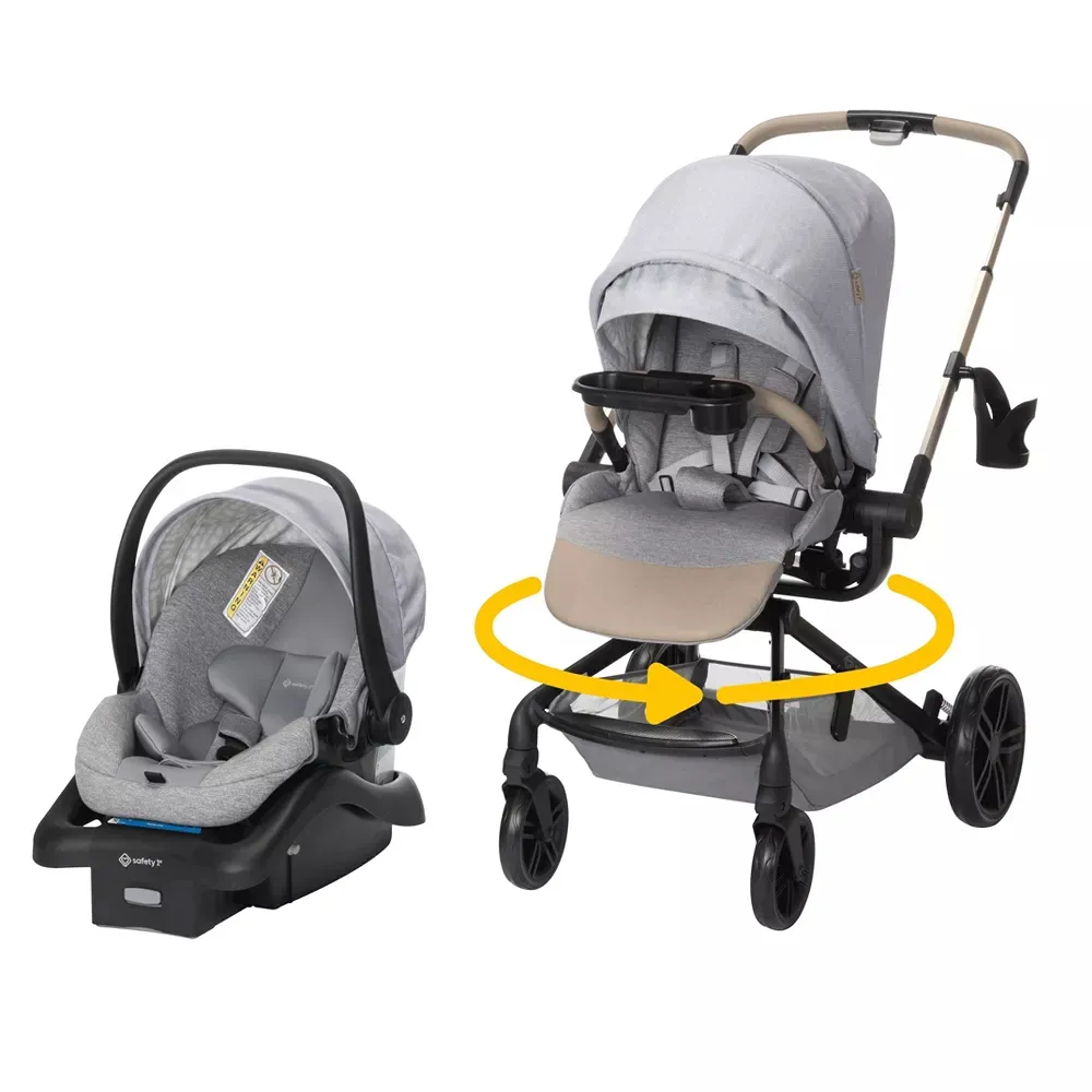 360 Rotating Modular Travel System - French Gray - Kaedas