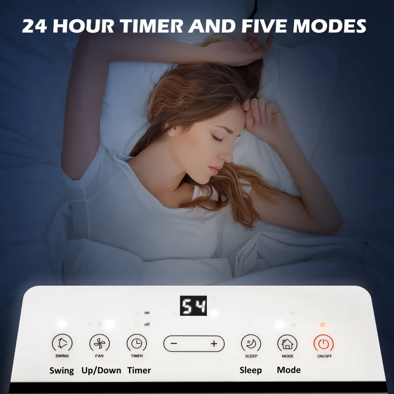 Dehumidifier Fan Auto Sleep with 24H Timer On/Off - Kaedas