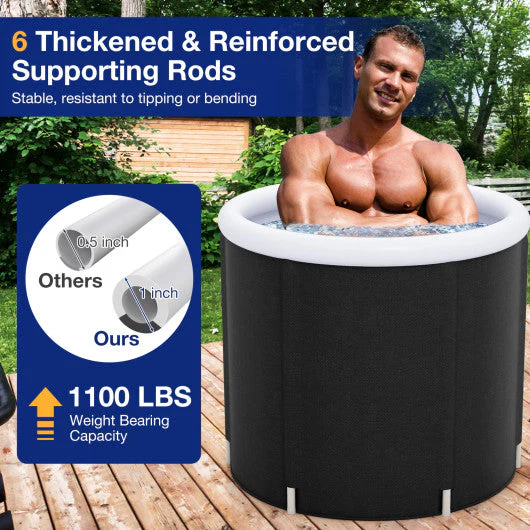 66 Gal Outdoor Ice Plunge Tub With Lid at Home - Kaedas