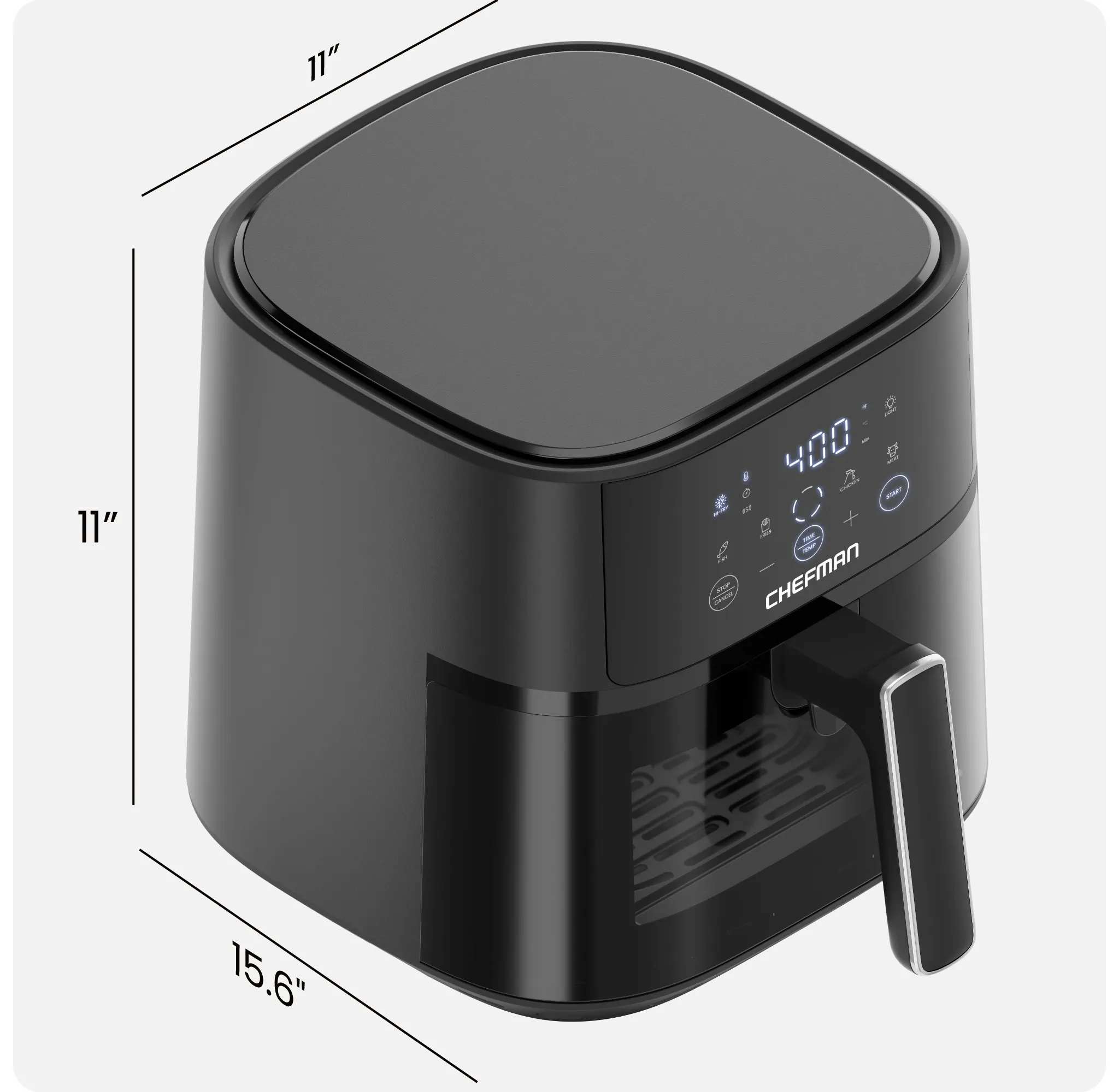 TurboFry Touch 6-Qt Air Fryer - Black (See Description) - Kaedas