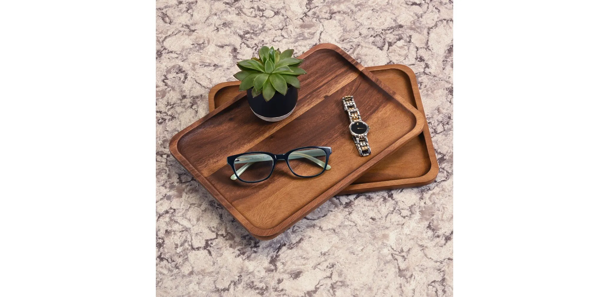 Rectangular Display Plates - Medium - S/2 - Kaedas