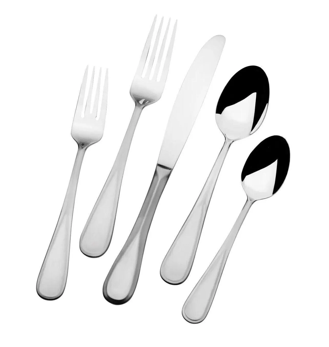 45-Piece Flatware Set for 8 - Stainless Steel - Kaedas