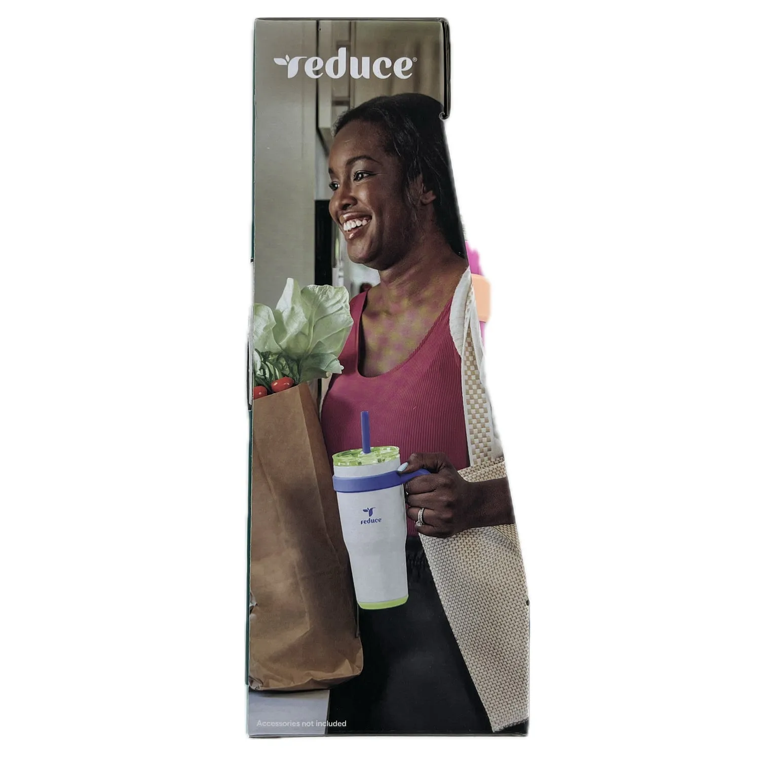 Reduce 24 oz Cold1 Mug, Set of 2 - Stylish Pink & Teal Insulated Cups - Kaedas