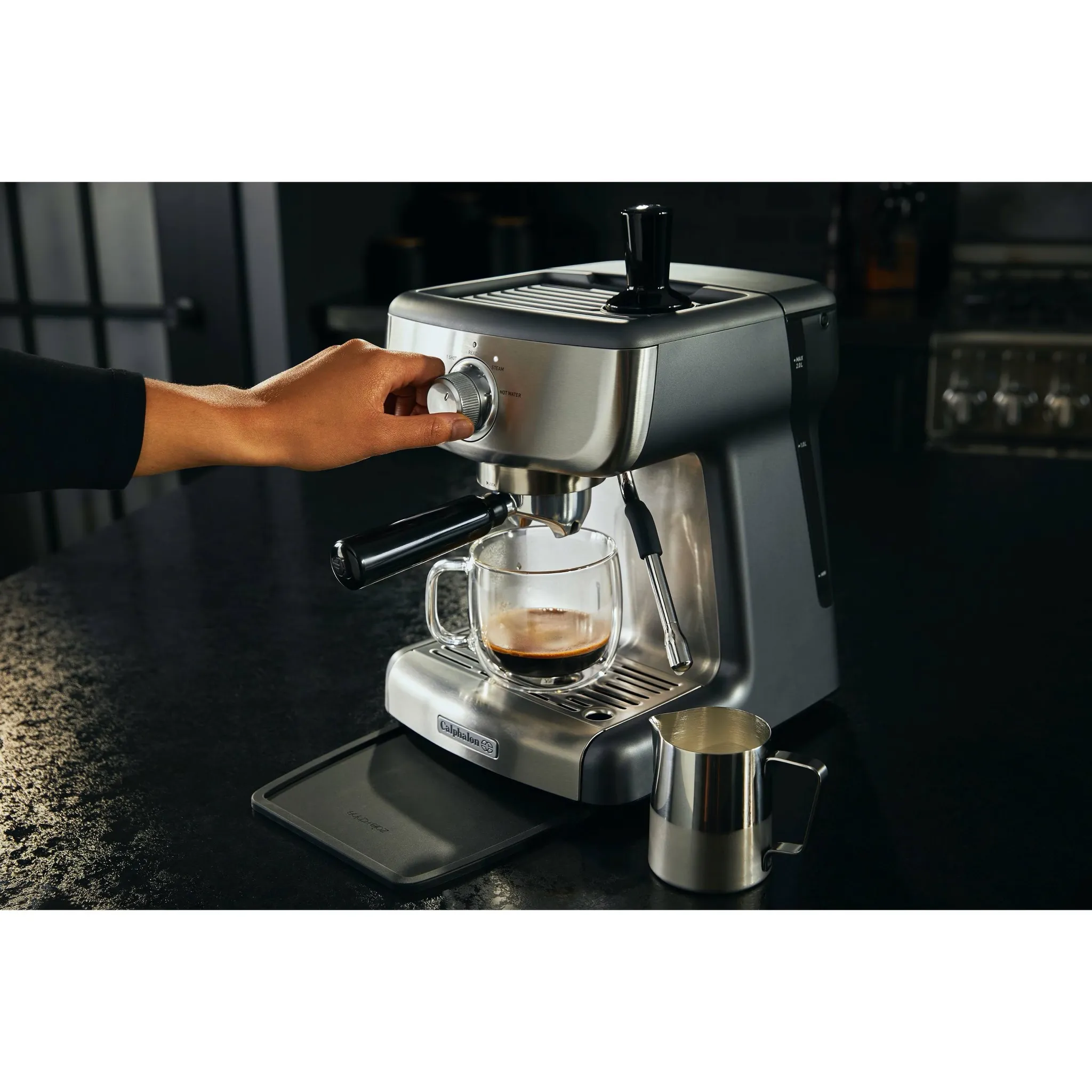 PrecisionHeat Espresso Machine: Stainless Steel - Kaedas